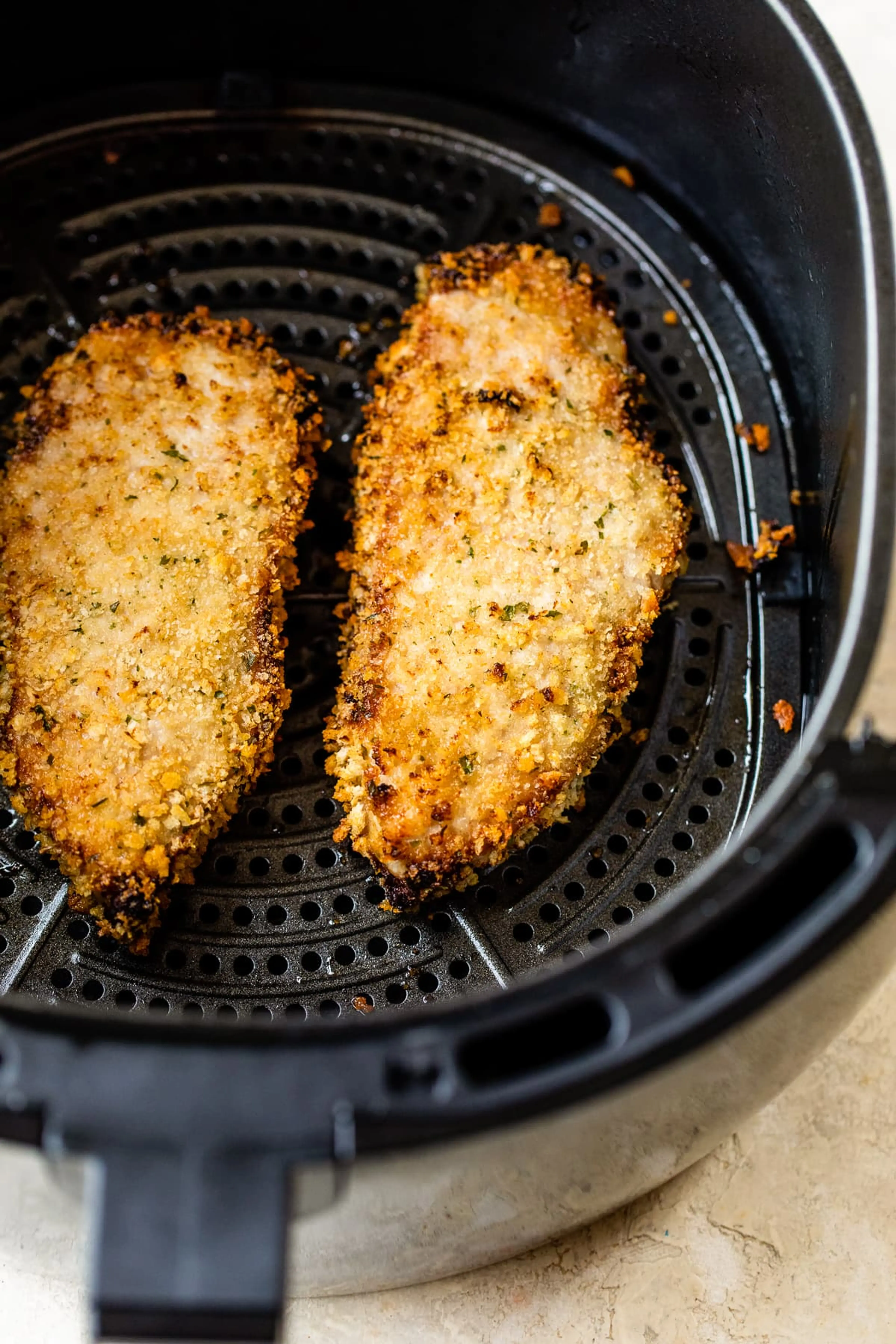 Honey-Mustard Air Fryer Pork Chops