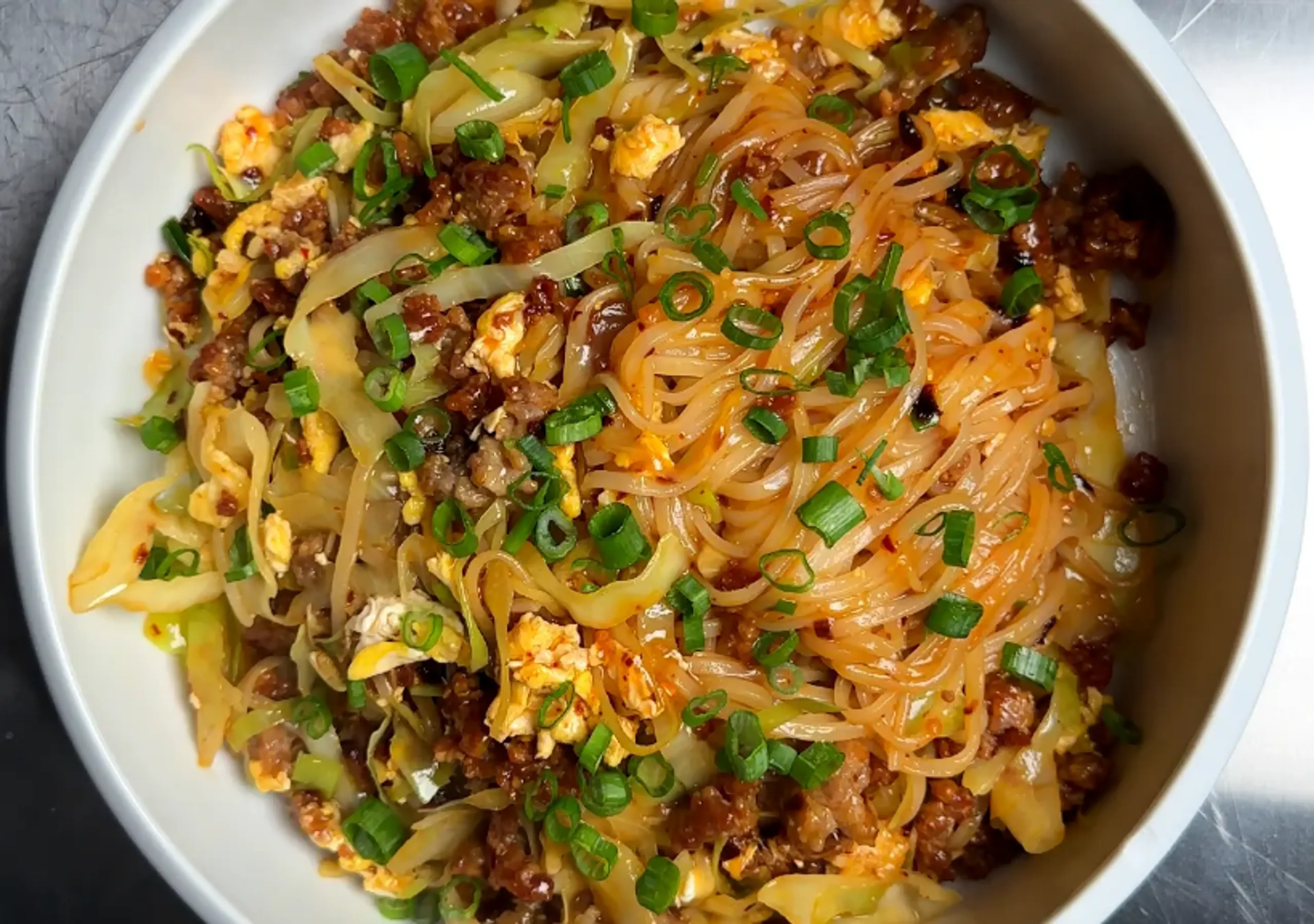 Chili Crisp Pork Noodles