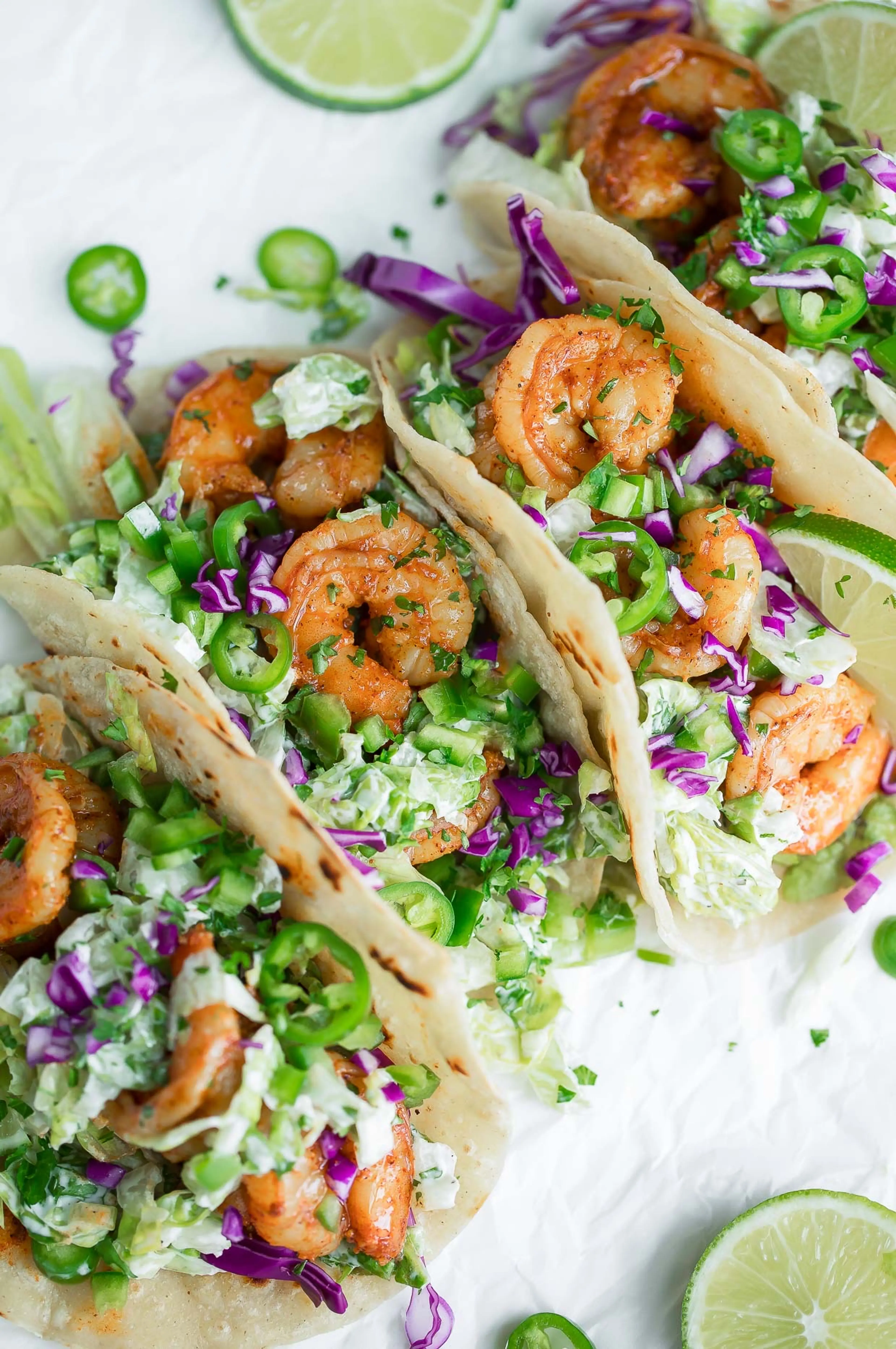 Cilantro Lime Shrimp Tacos