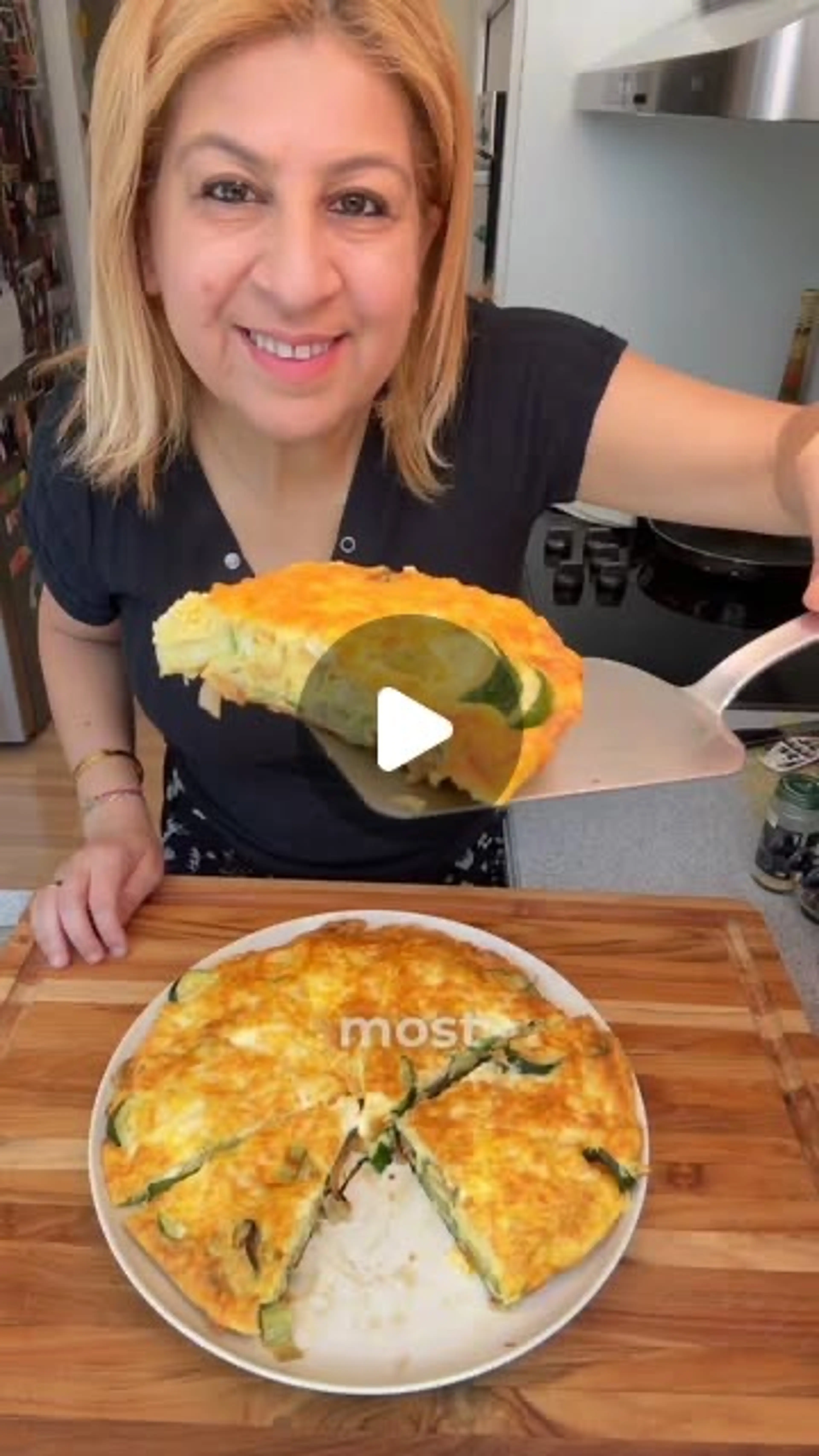 Zucchini-cheese Frittata