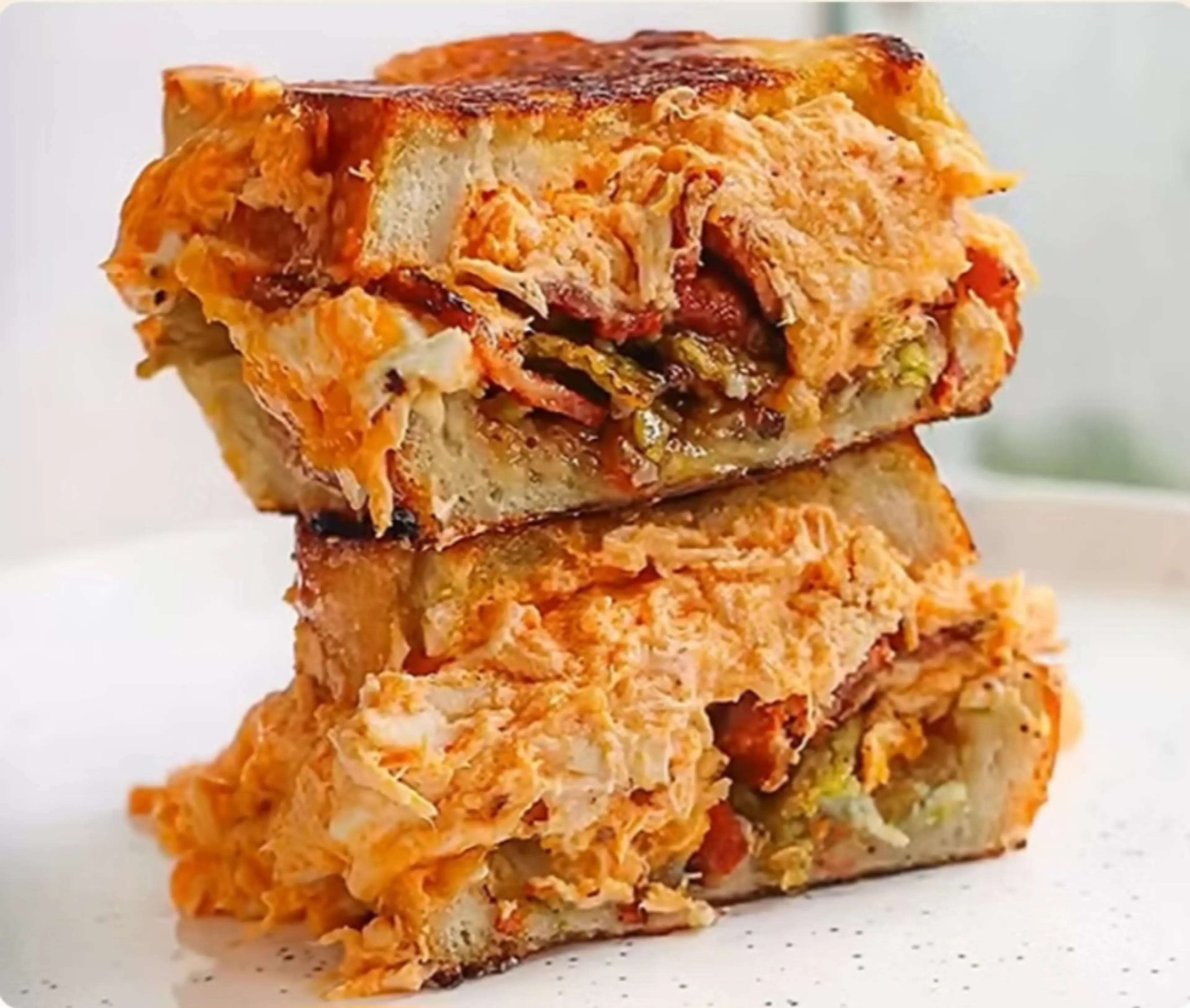 Hot Honey Buffalo Chicken Melt