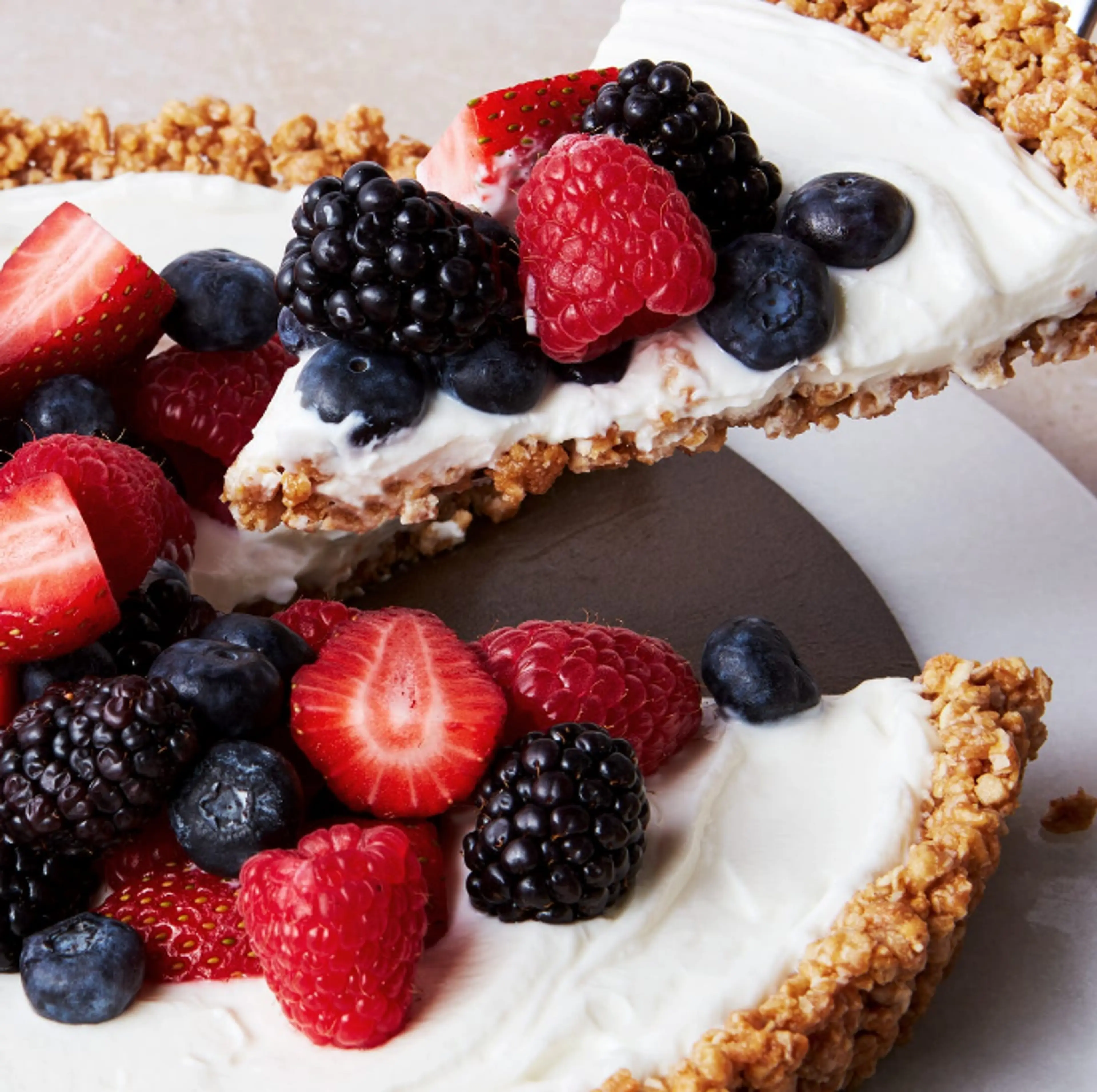 No-Bake Fruit & Granola Tart