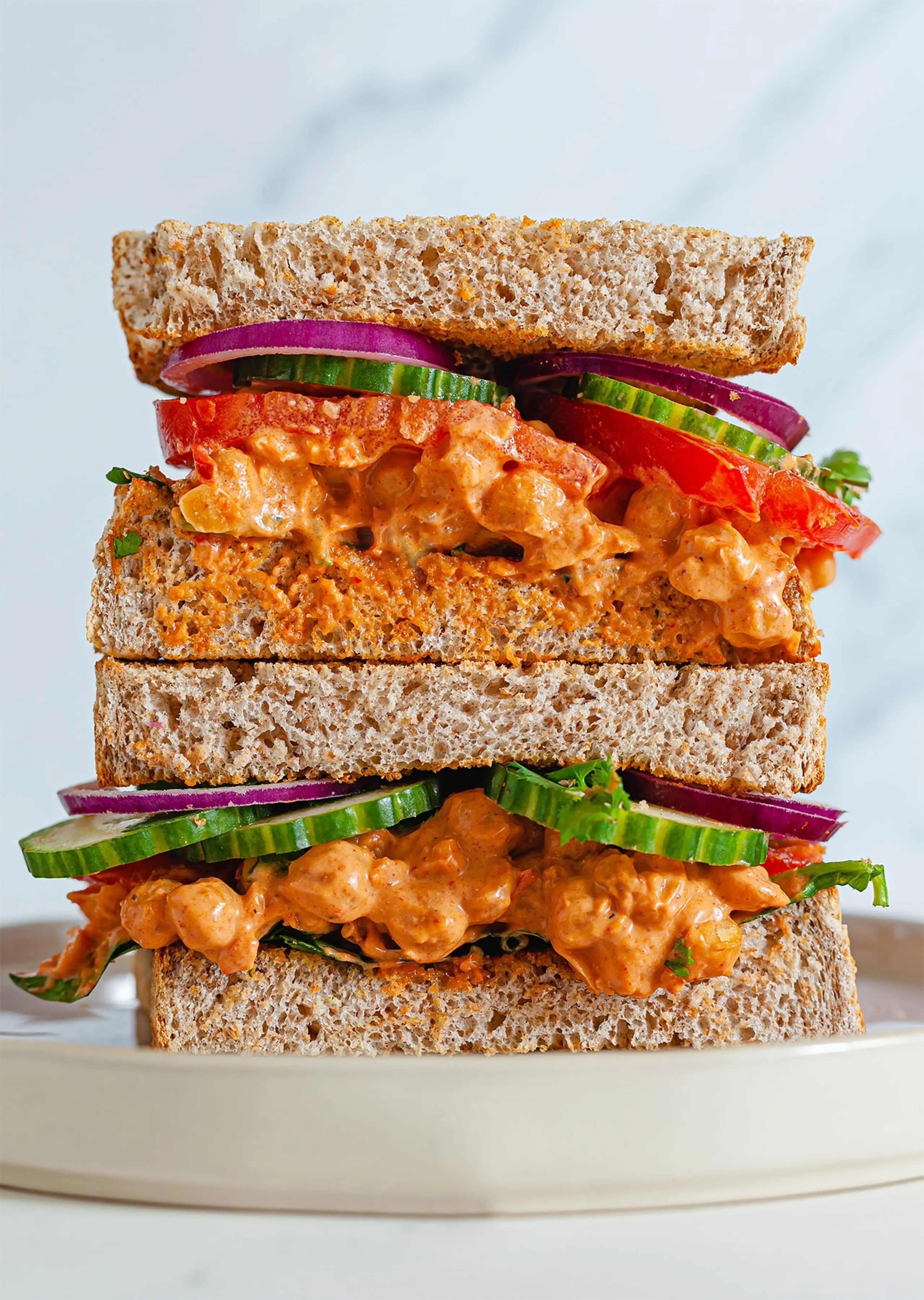 Chickpea Masala Sandwich