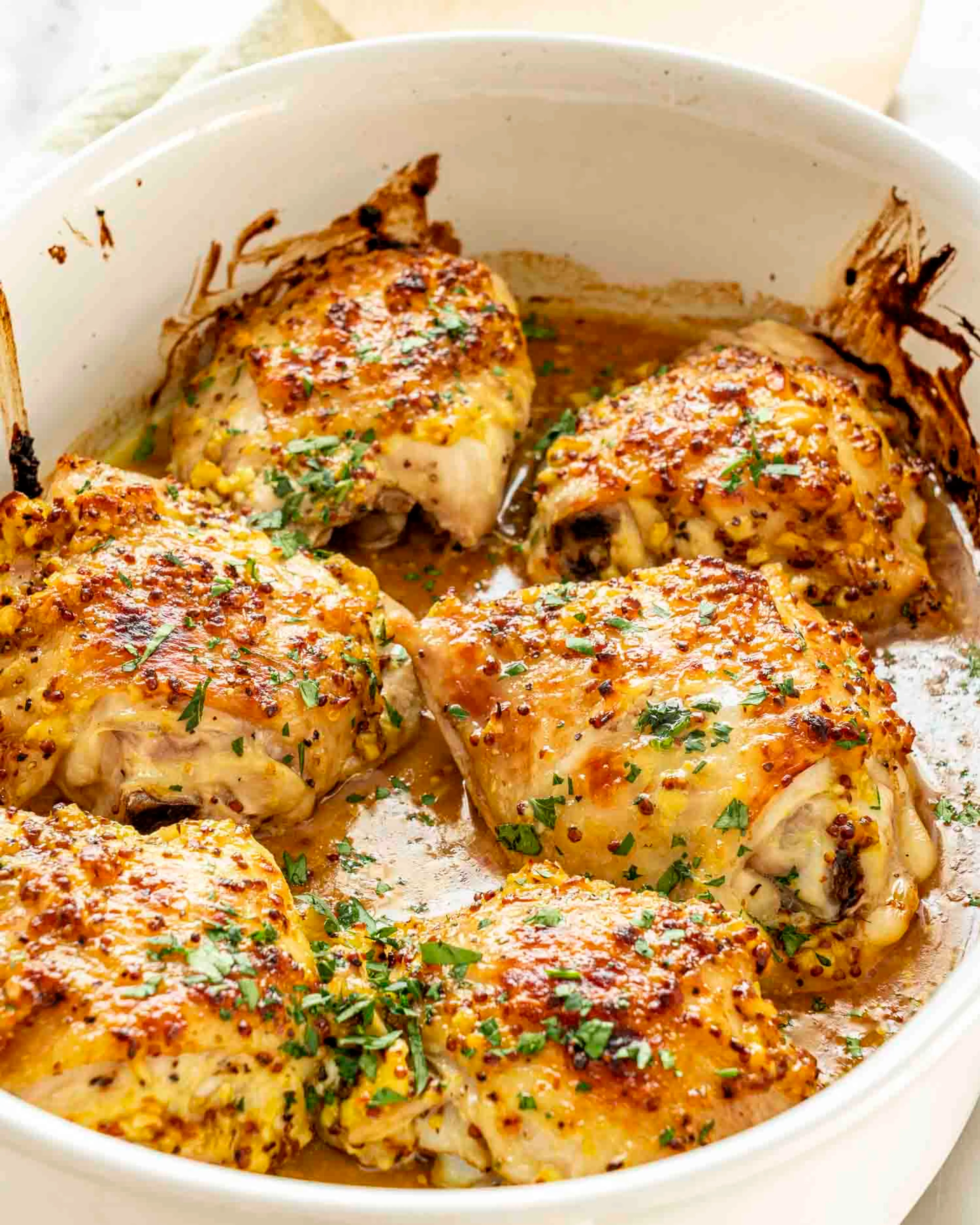 Oven Baked Chicken Thighs