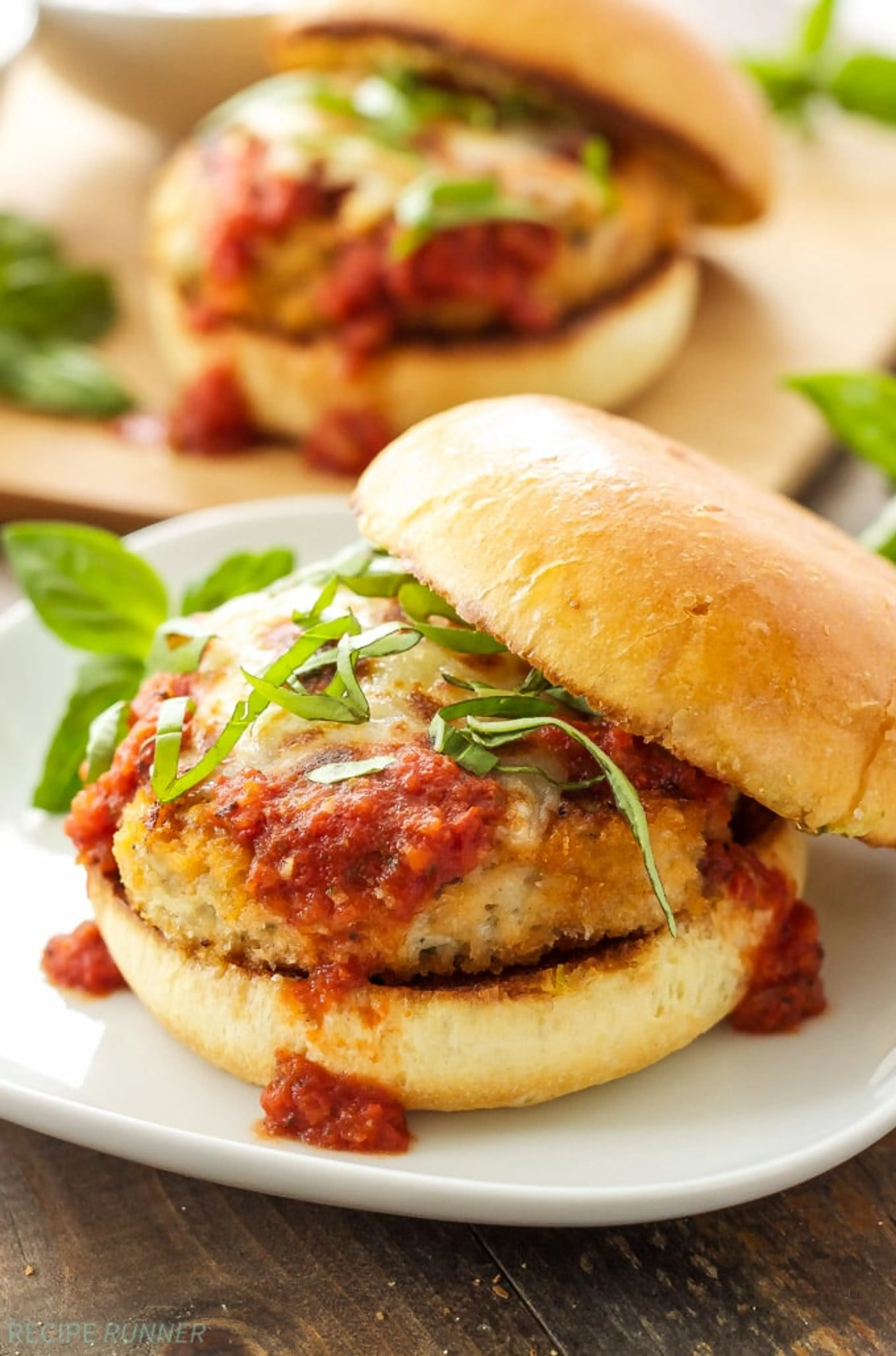 Chicken Parmesan Burgers