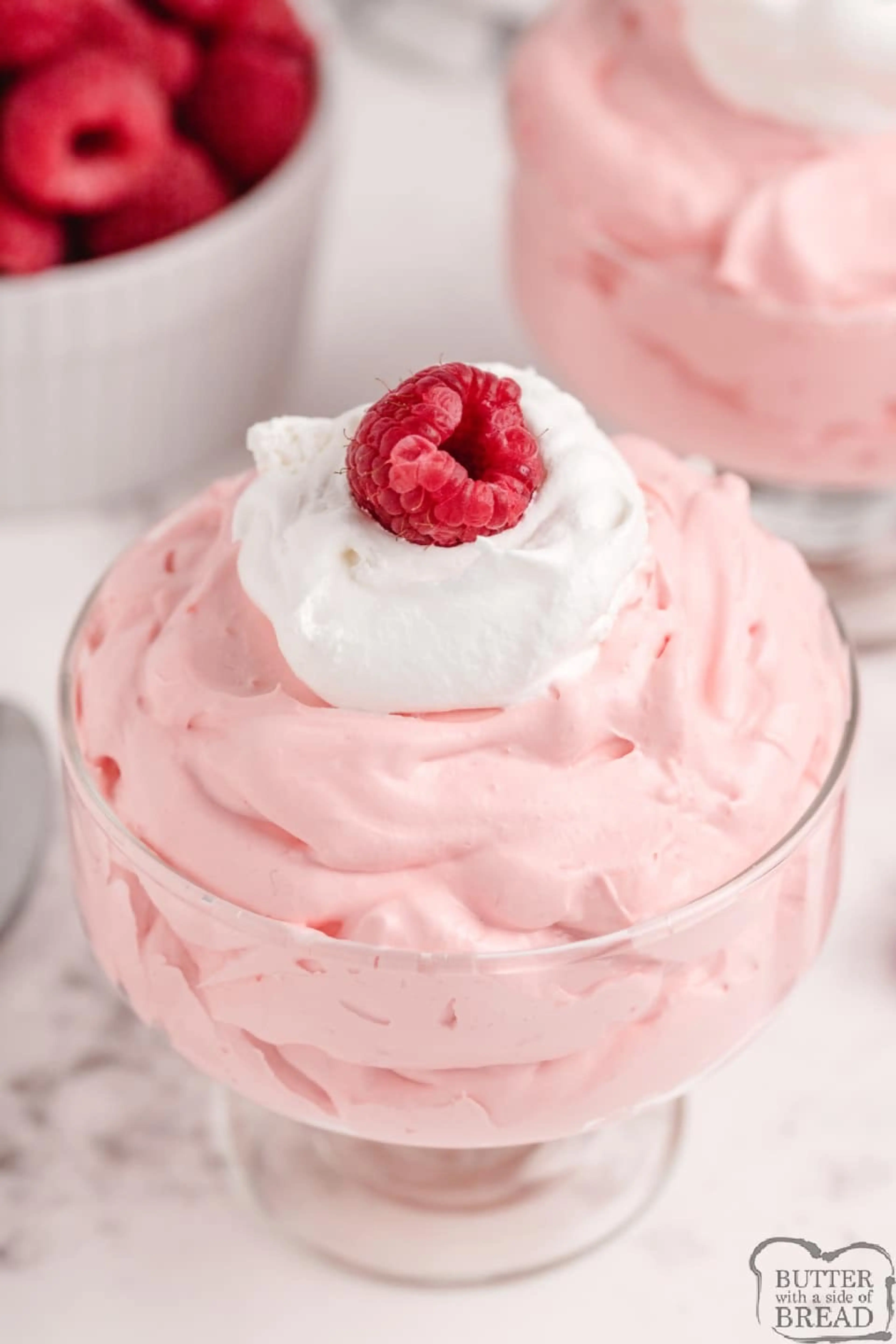 Creamy Raspberry Jello