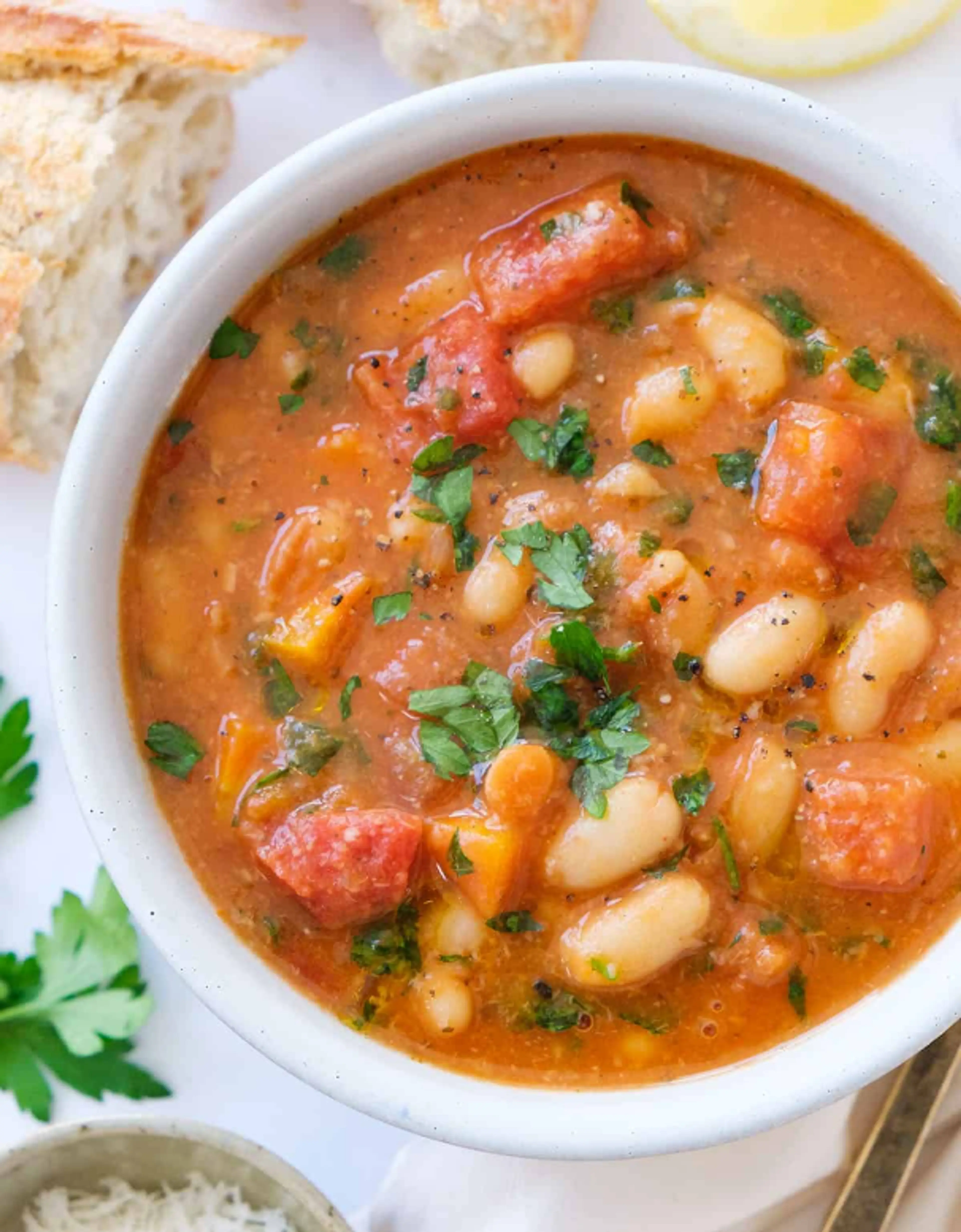 White Bean Tomato Soup