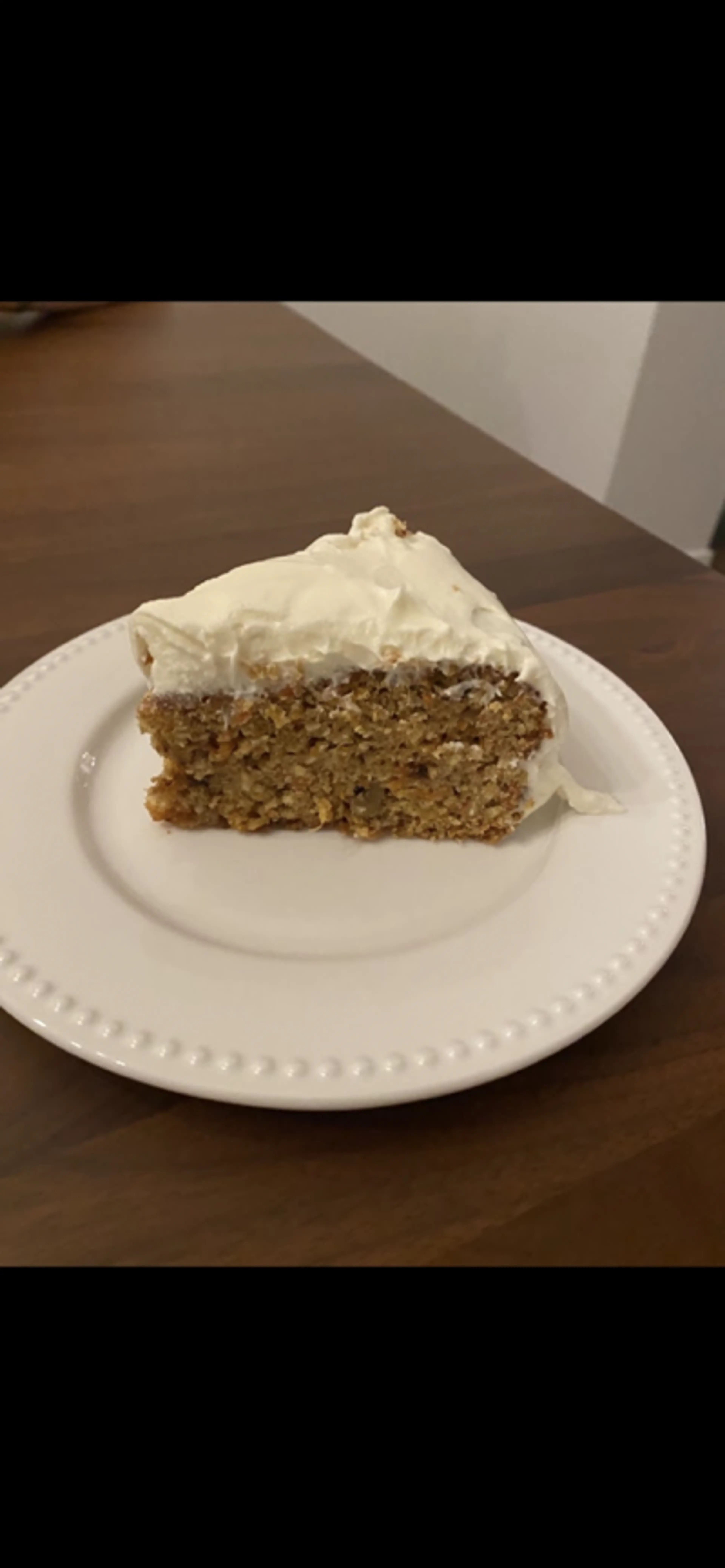 Carrot Cake with Coconut and Nuts