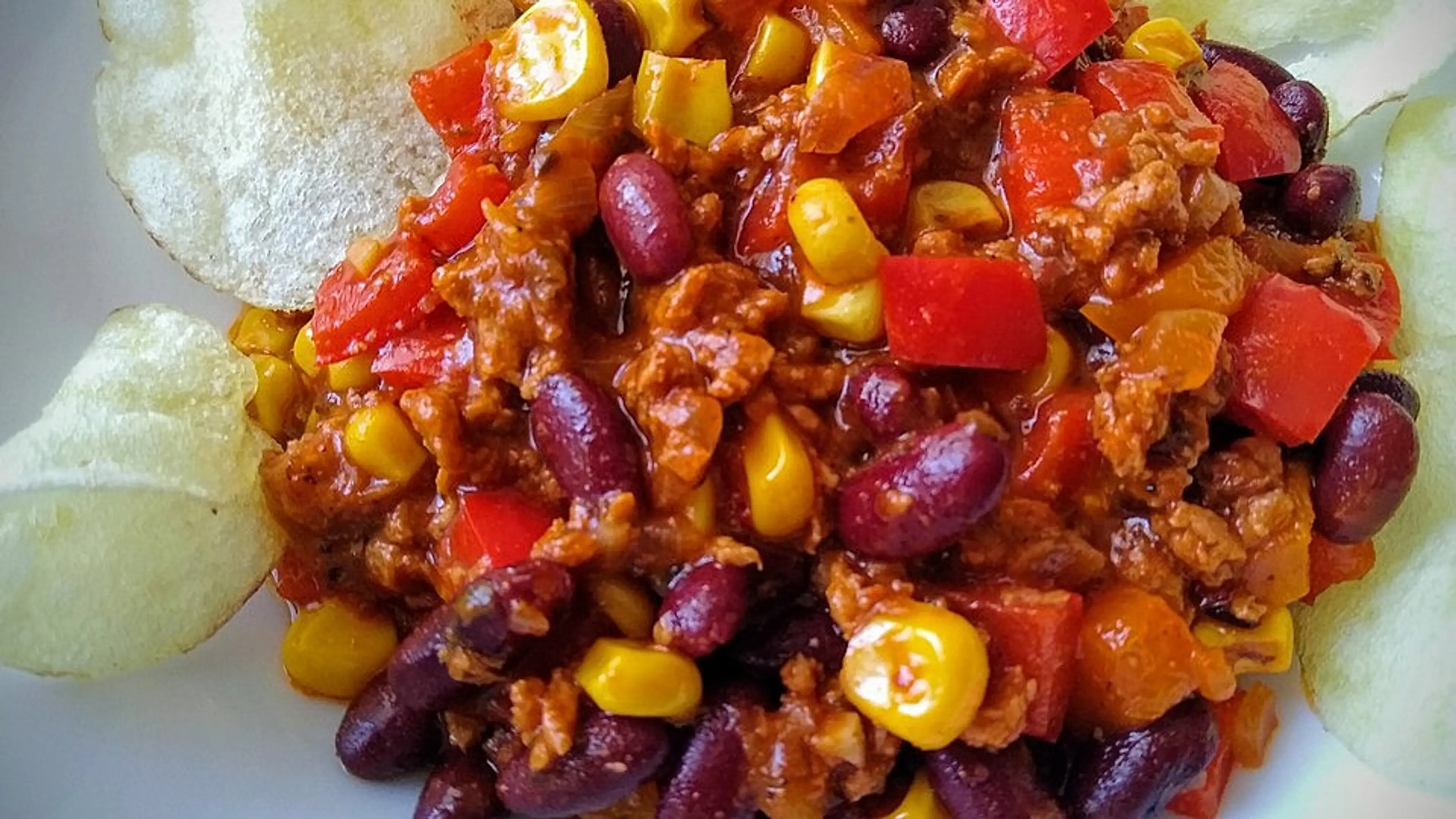 Chili con Sojaschnetzel