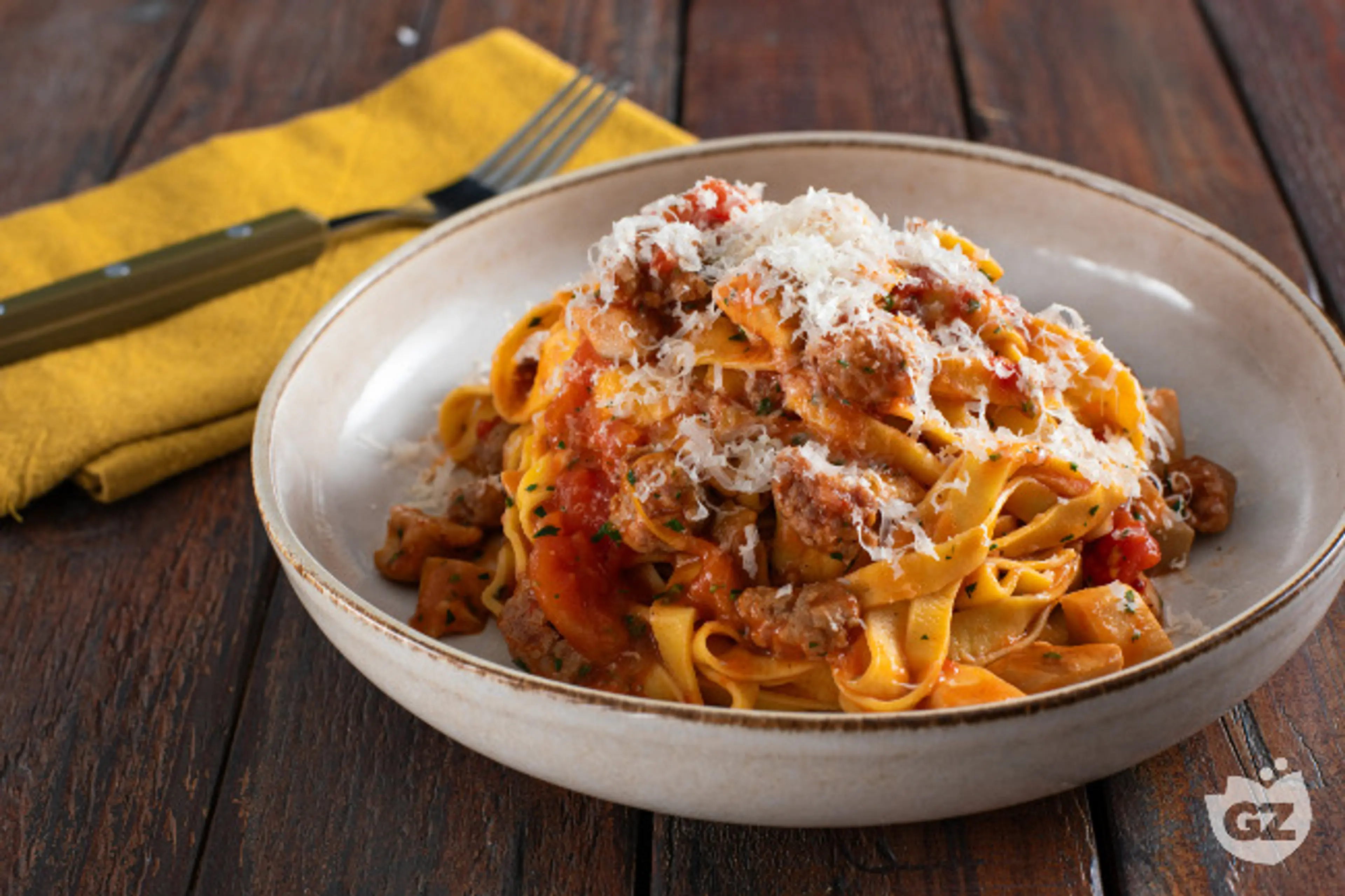 Tagliatelle alla boscaiola