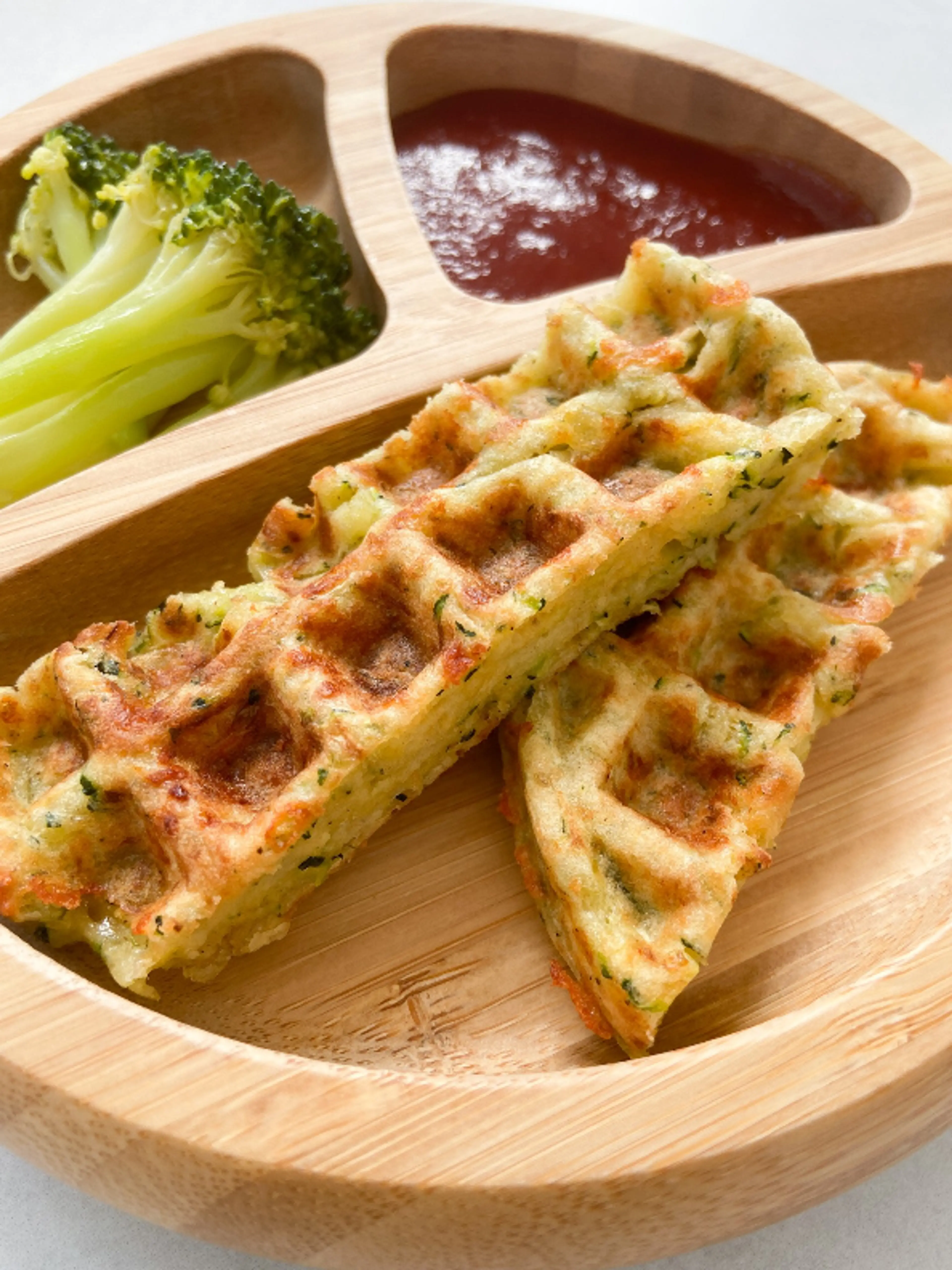 Zucchini Vegetarian Waffles