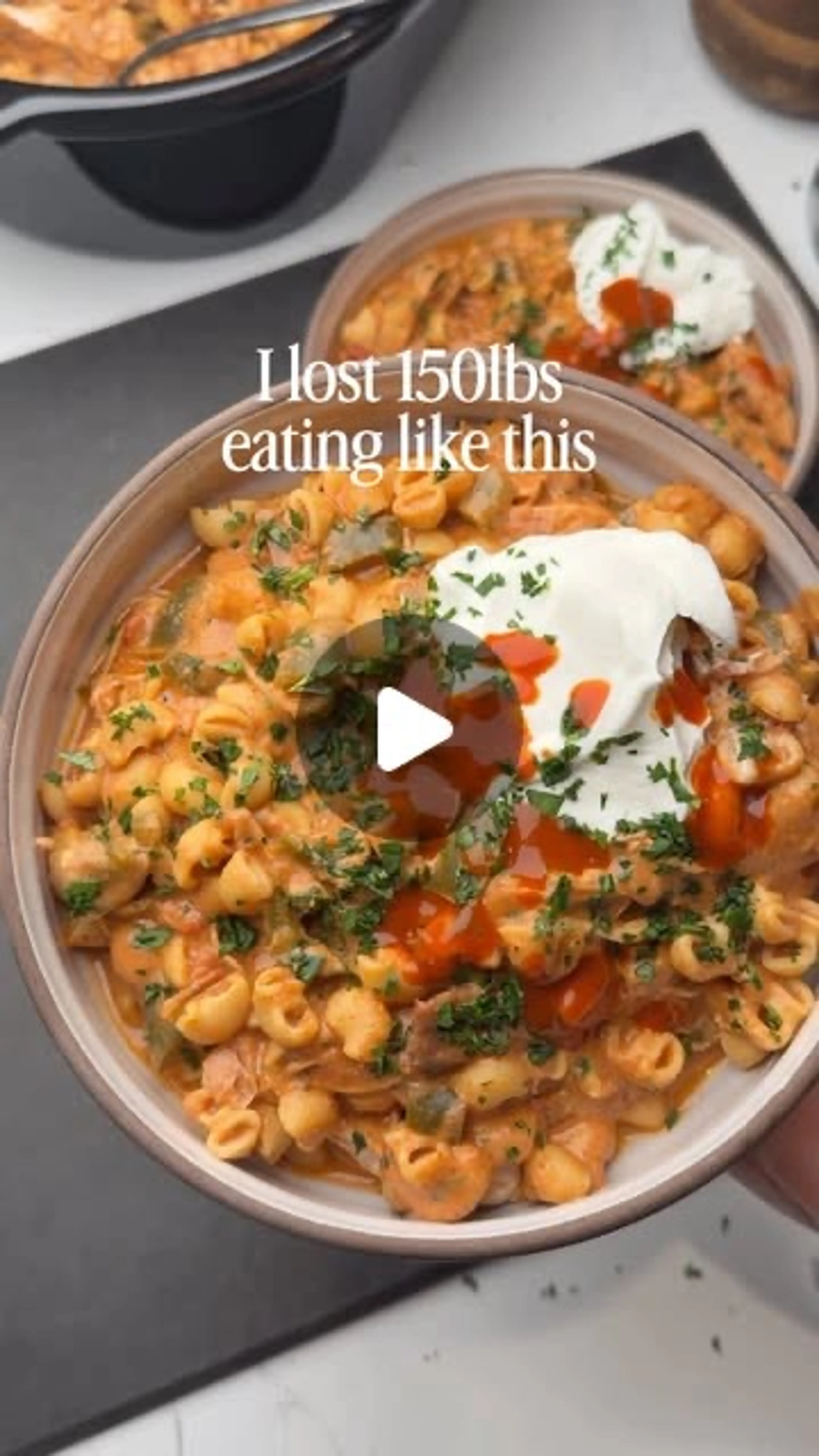 Chicken Enchilada Pasta (Slow Cooker)