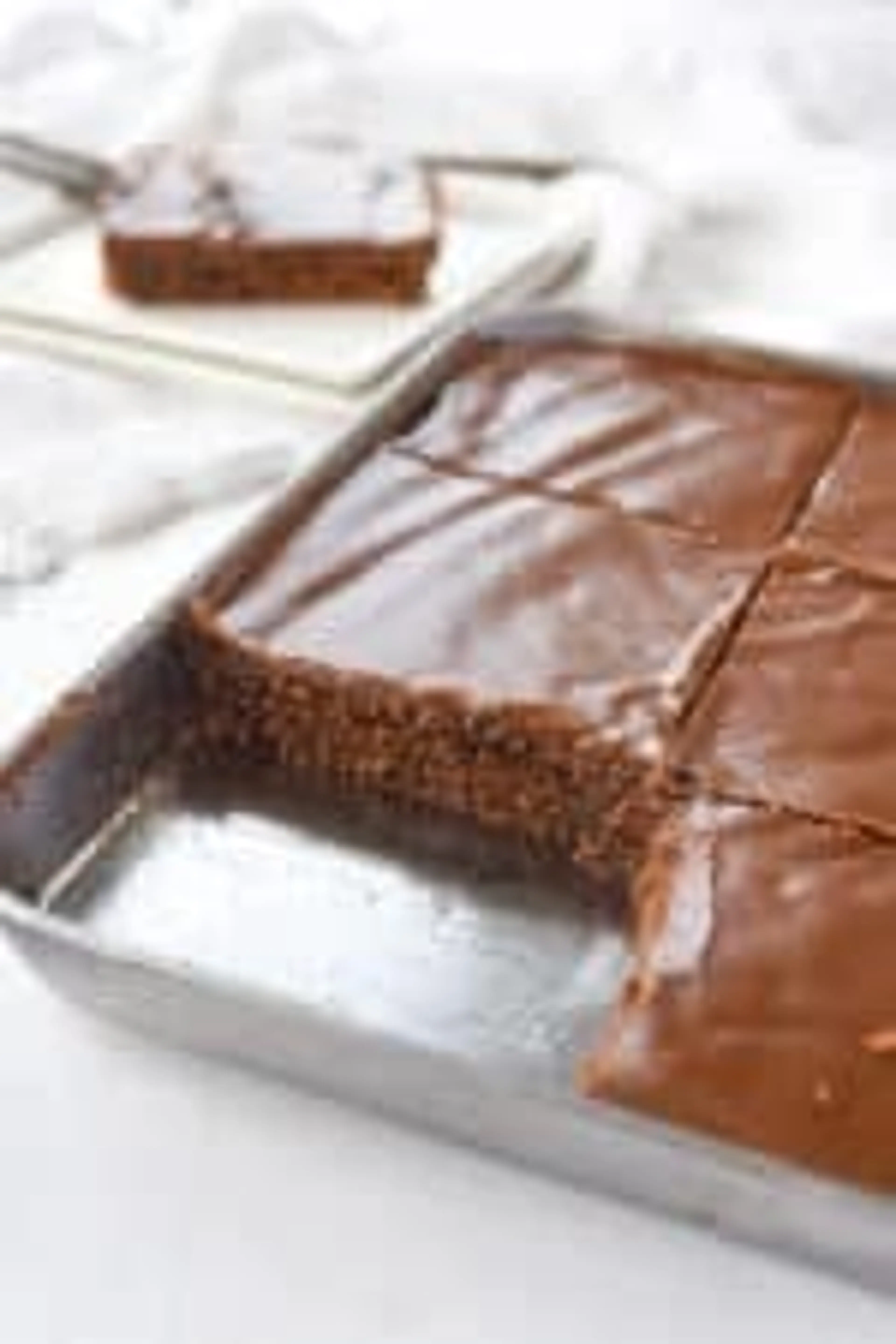 Chocolate Sheet Cake for Two {Texas Sheet Cake}