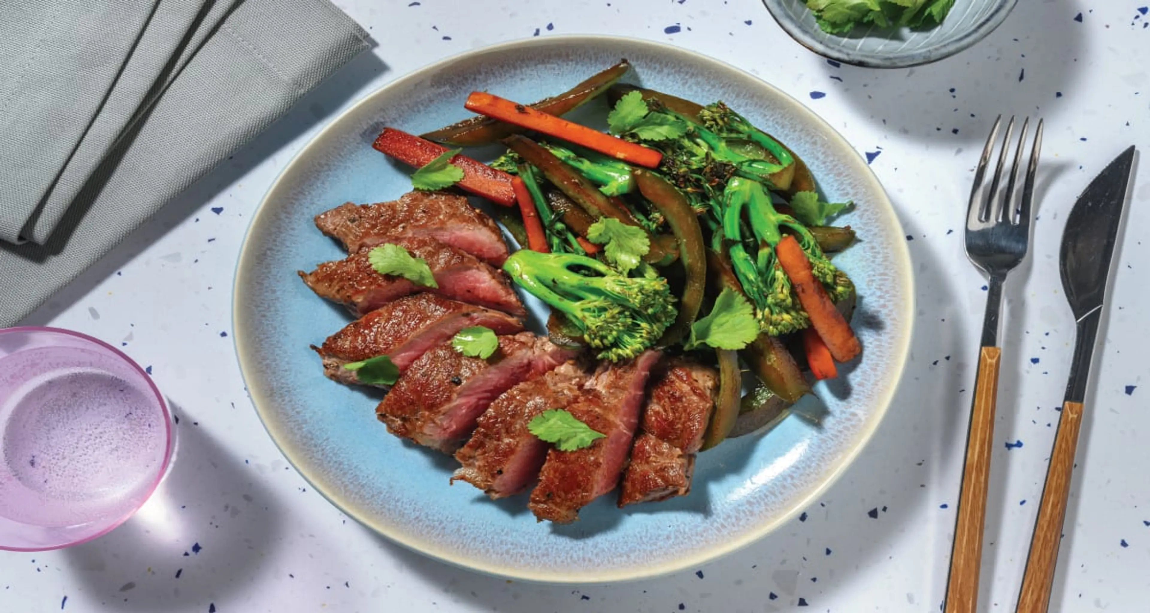 Seared Beef Rump & Chilli Garlic Butter