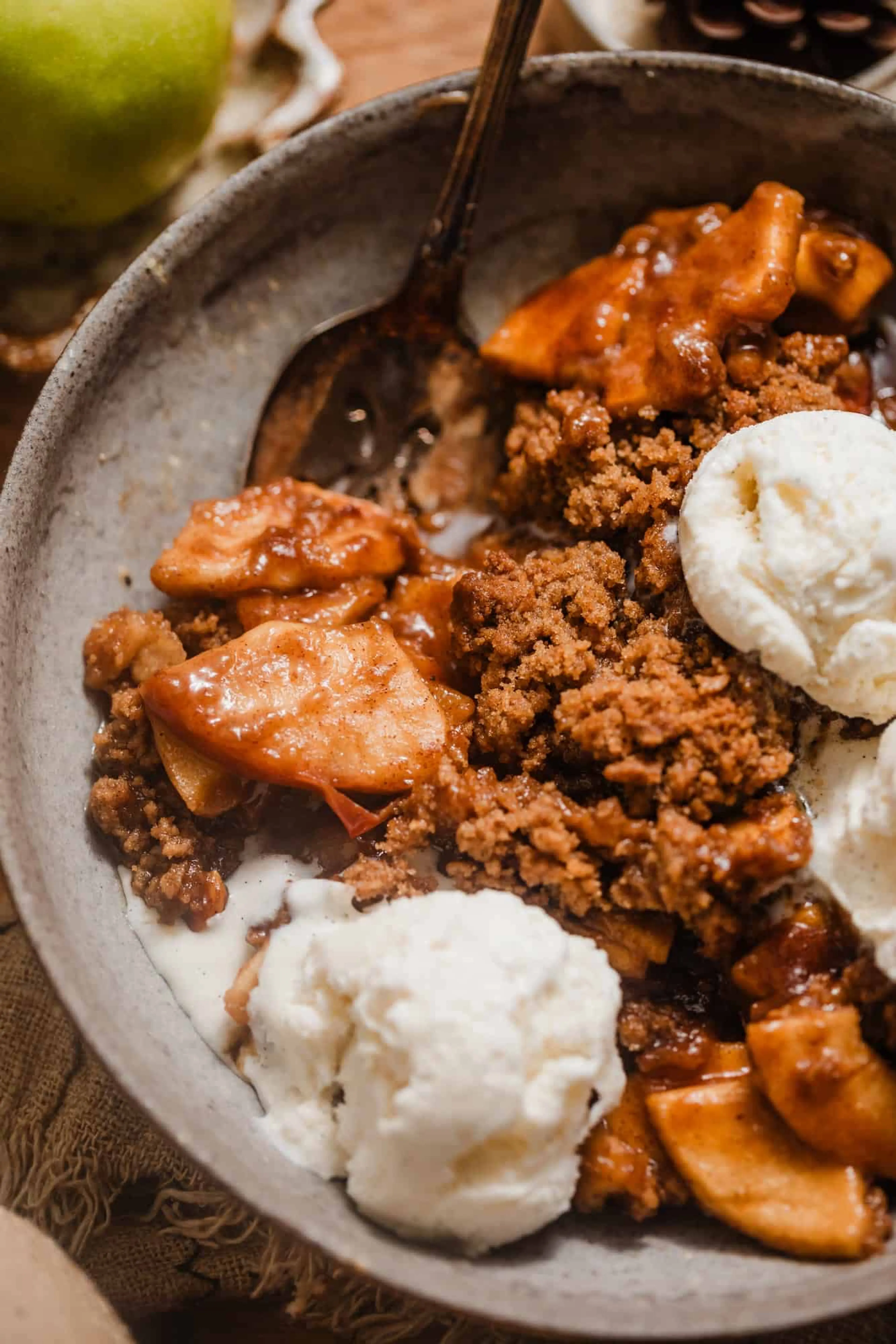 Apple Crisp without Oats