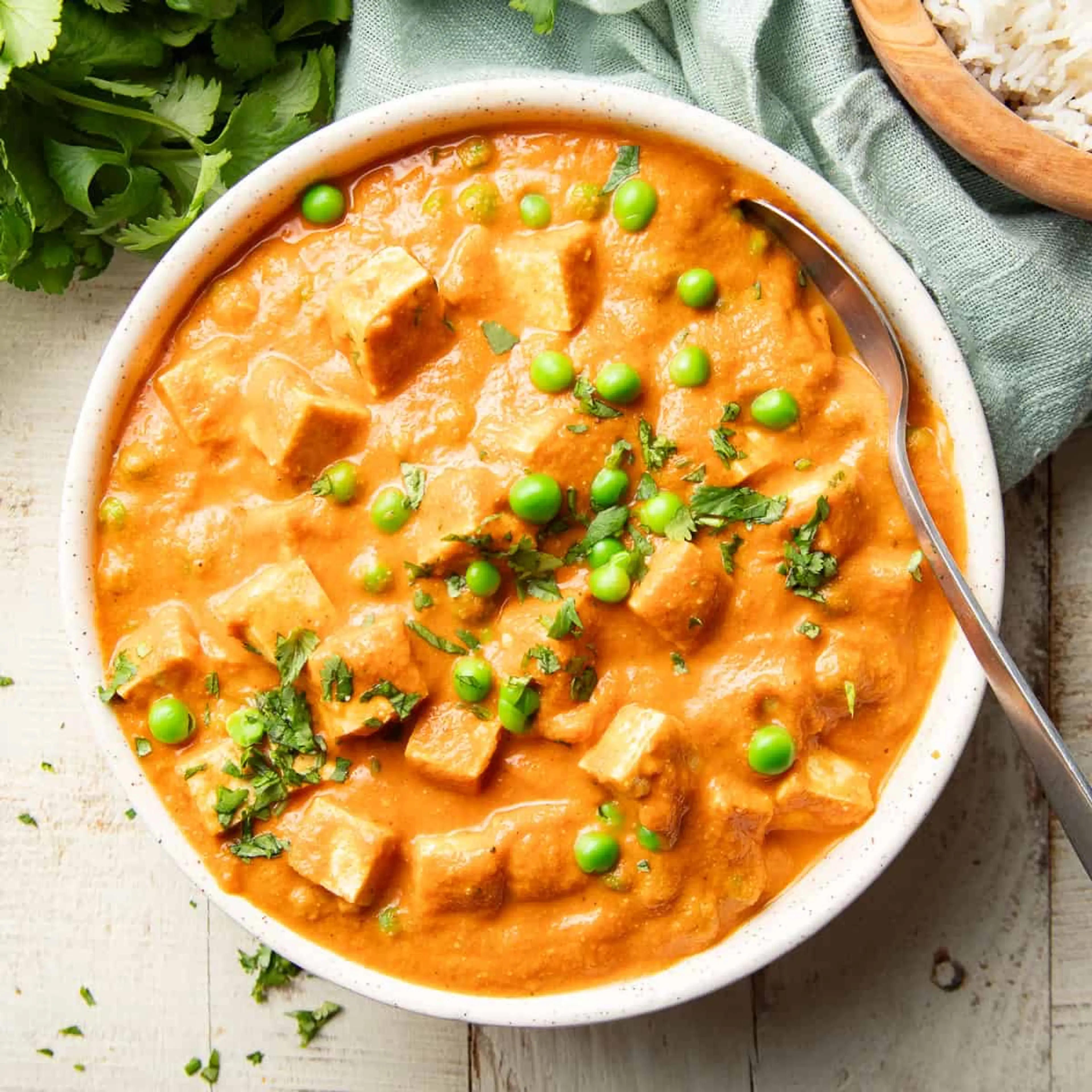 Vegan Matar Paneer