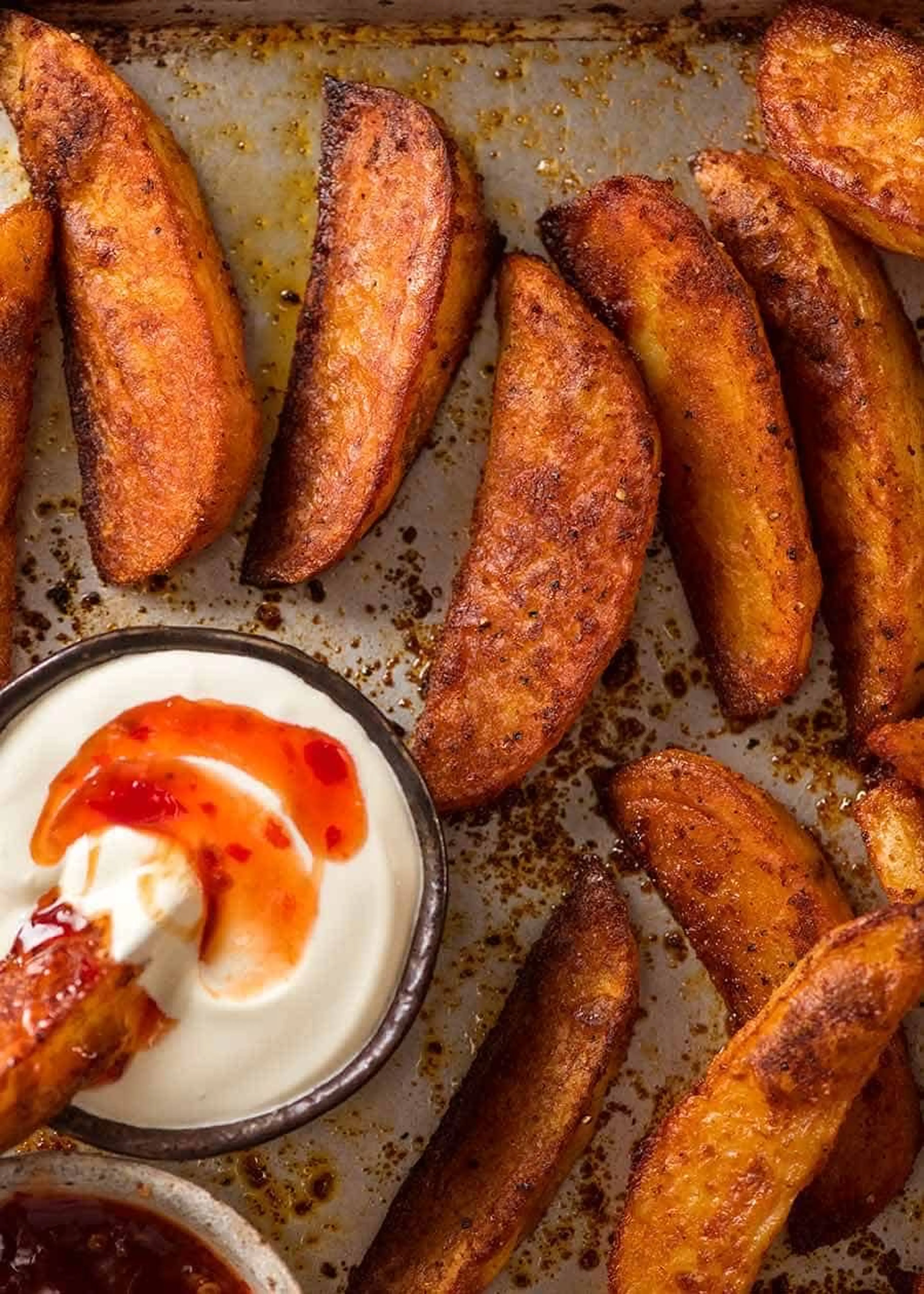 Seasoned Baked Potato Wedges