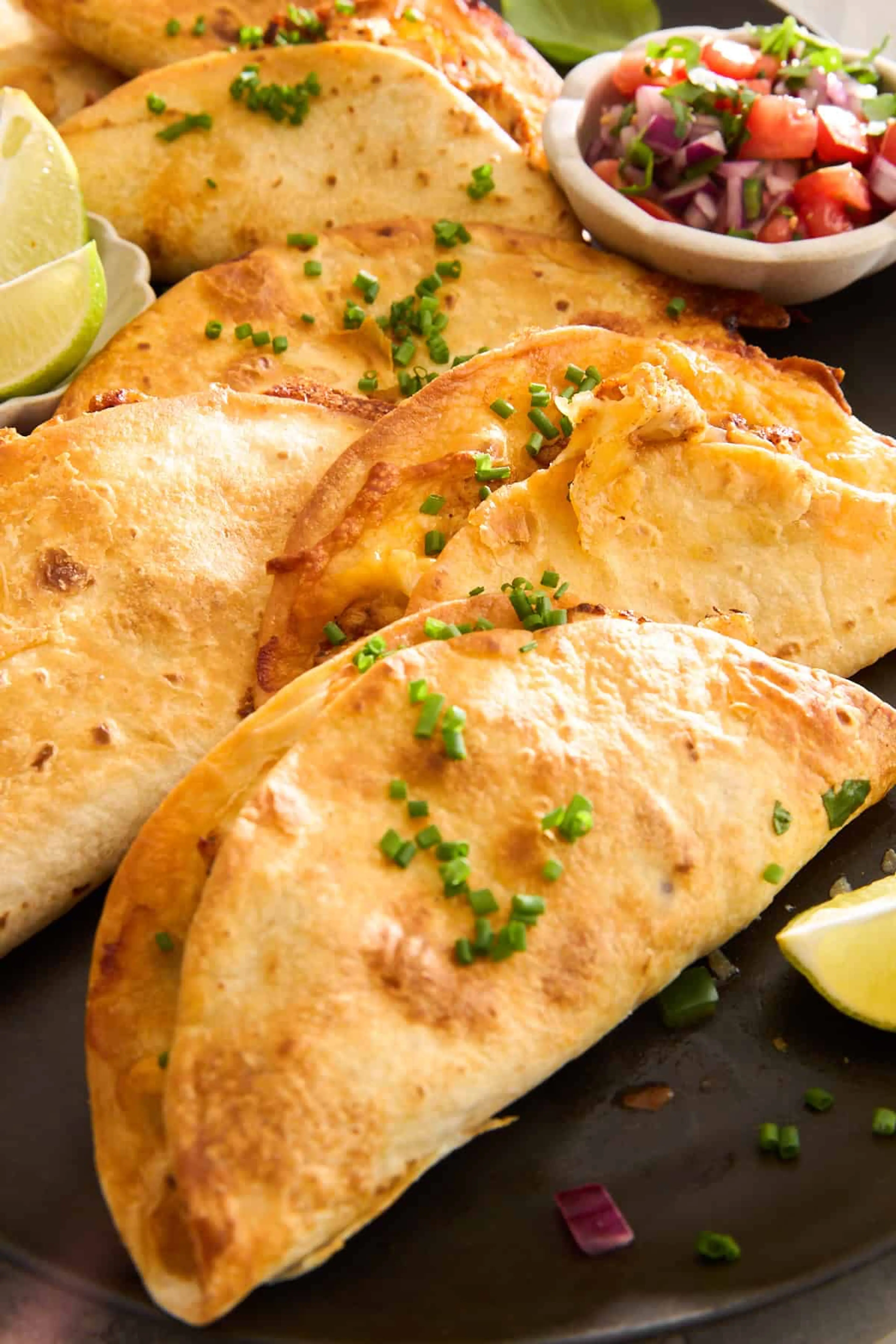 Cheesy Chicken Tacos (Oven or Air Fryer)