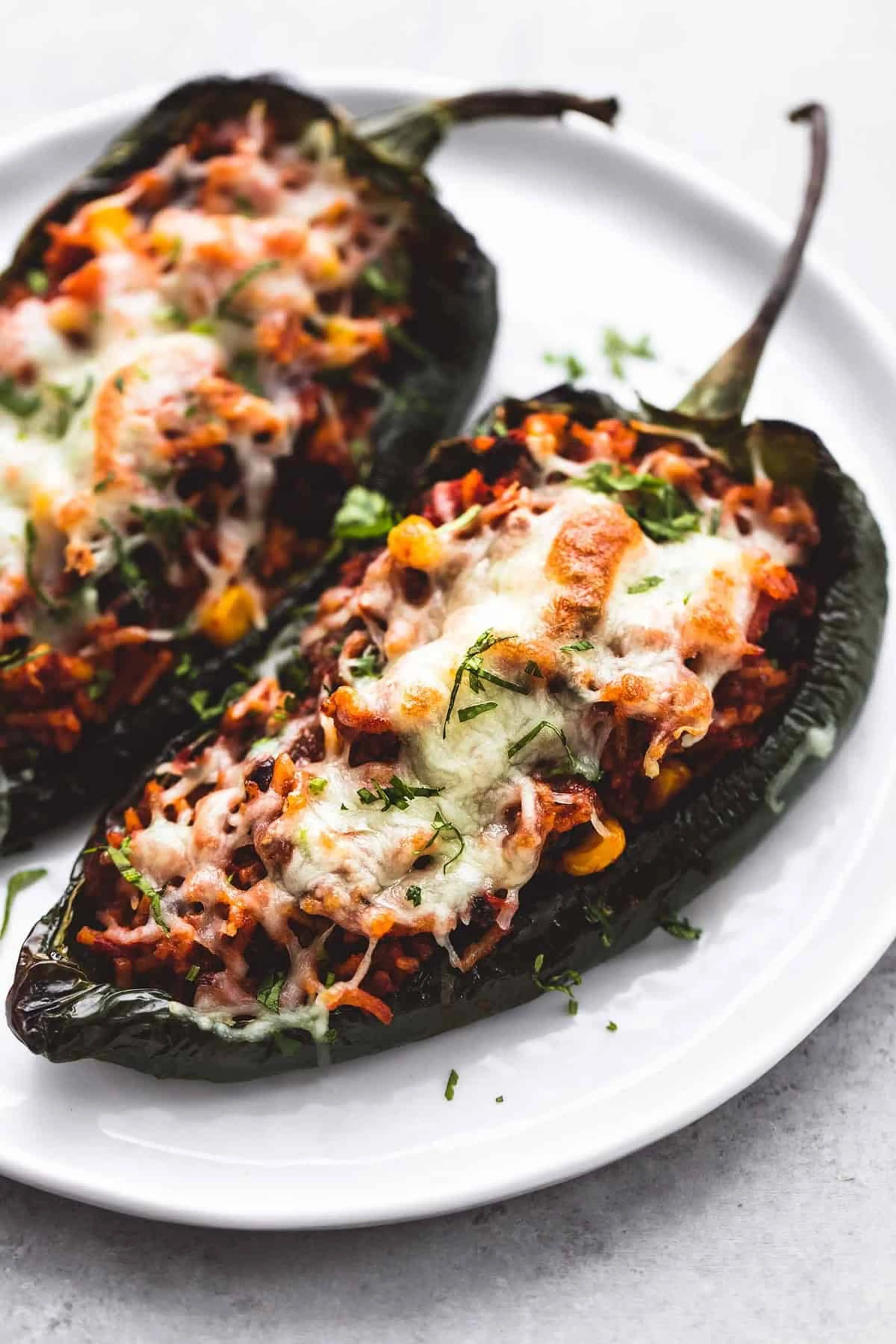 Southwest Stuffed Poblano Peppers
