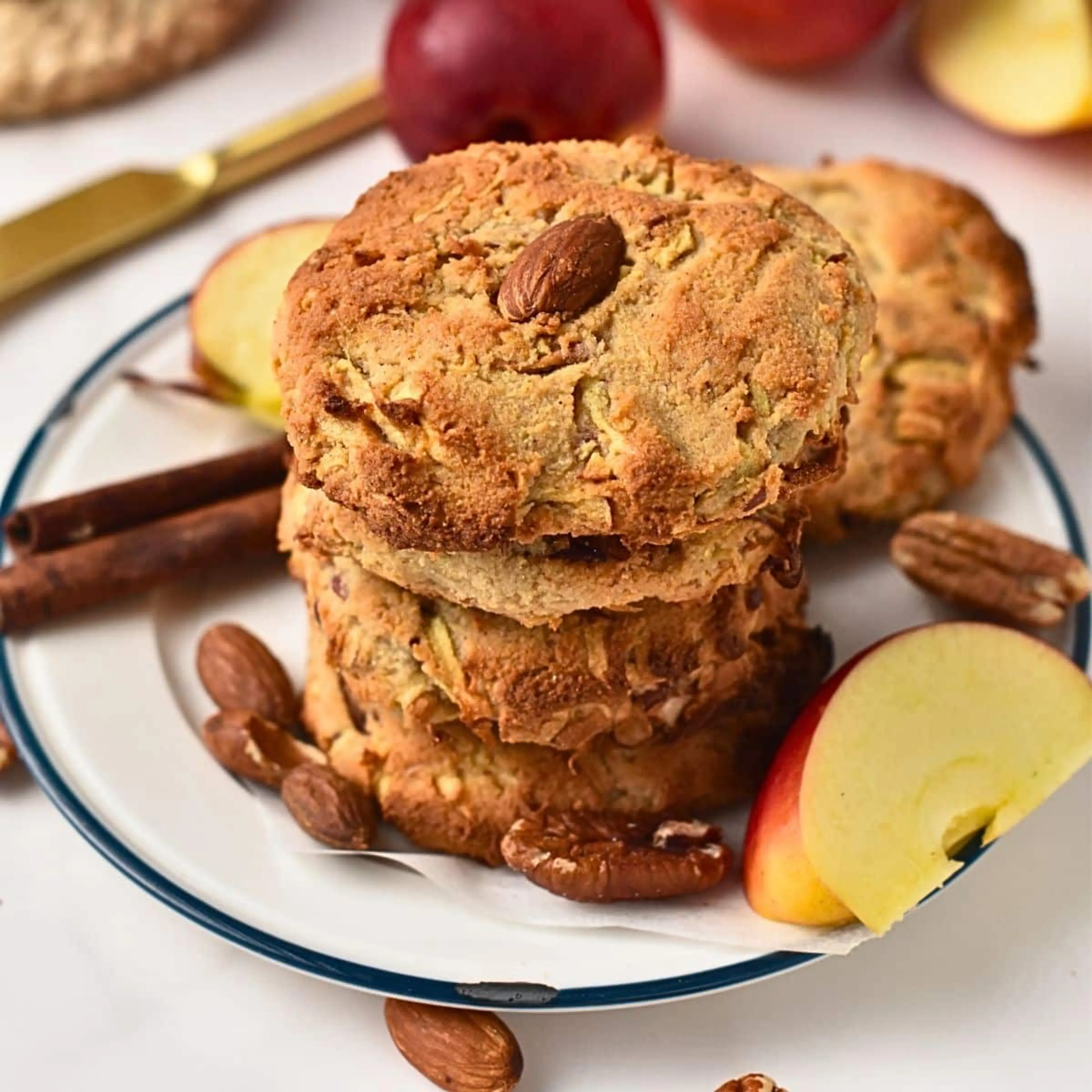 Almond Flour Apple Cookies