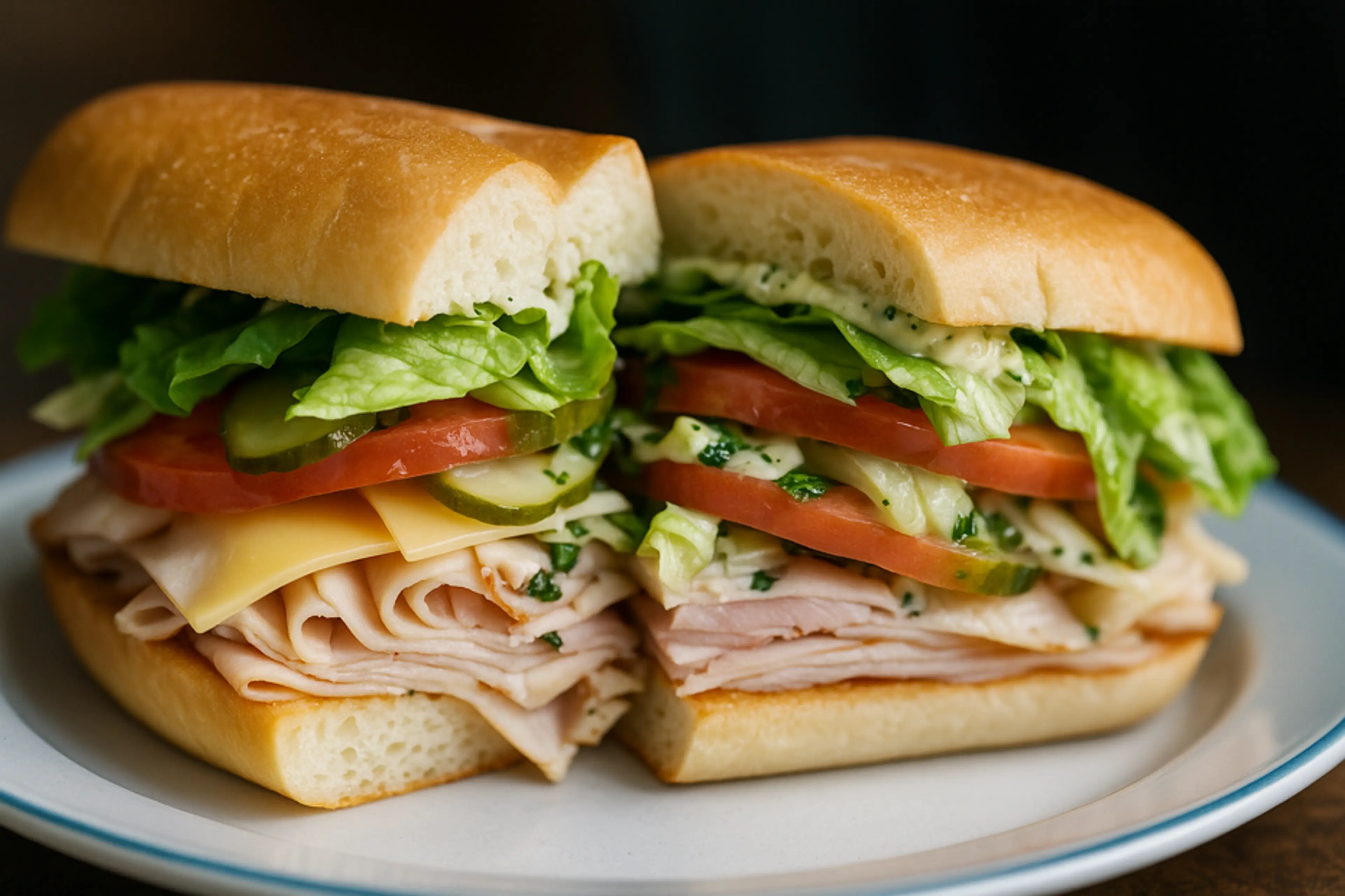 Smoked Turkey & Cheddar Sandwich (Alma)