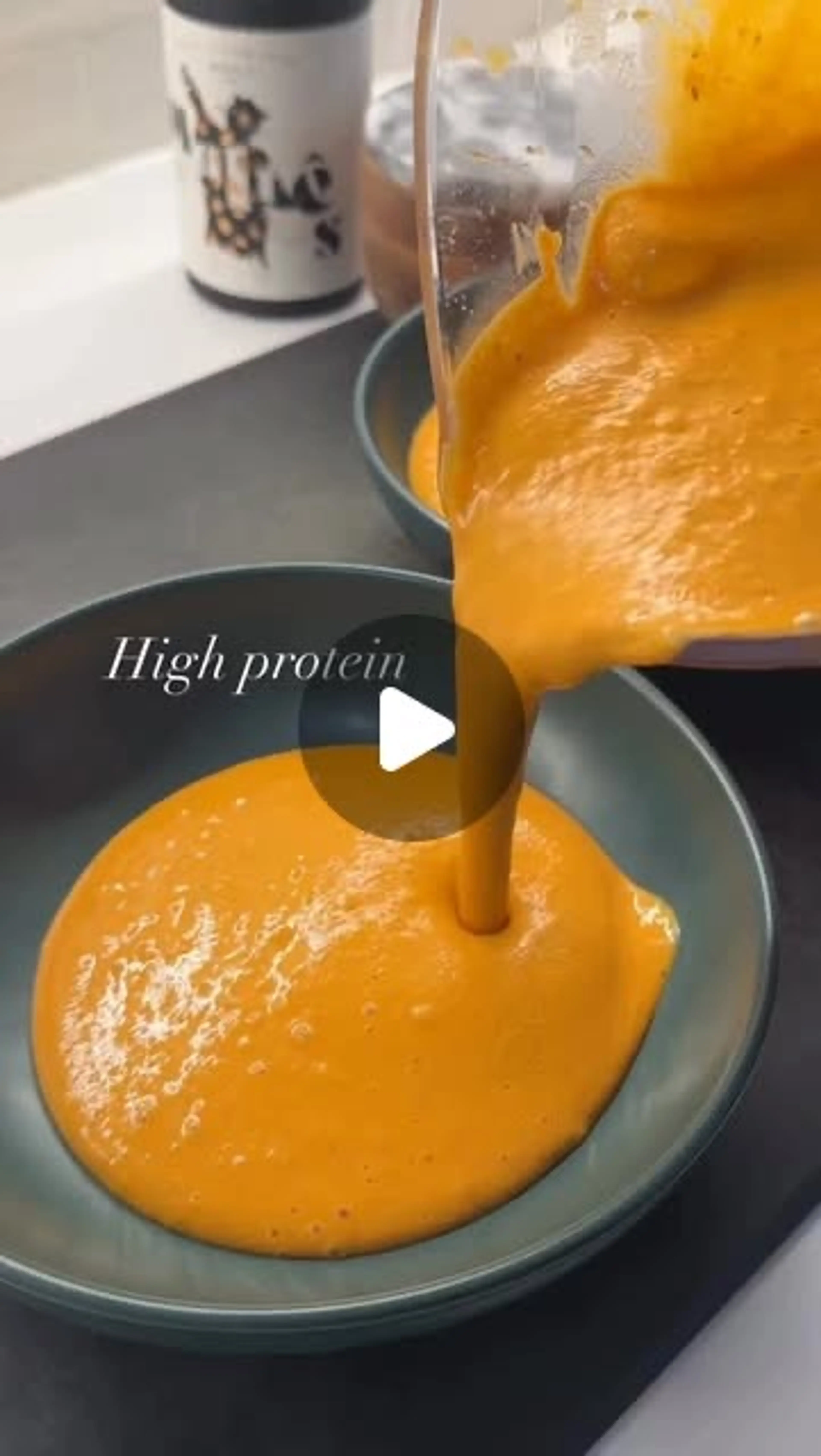 Creamy High Protein Butternut Squash Soup