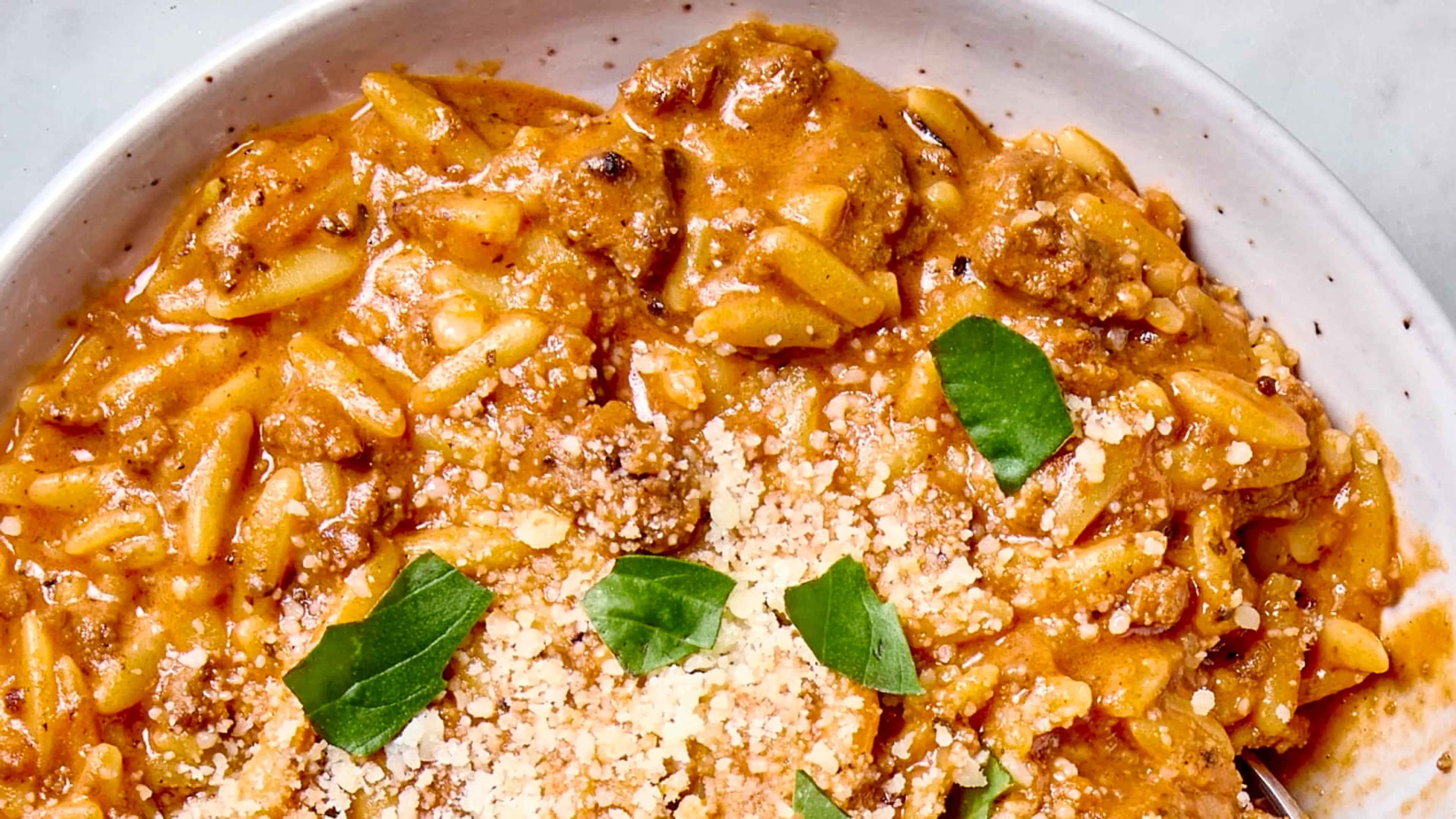 Creamy One-Pot Beef Orzo