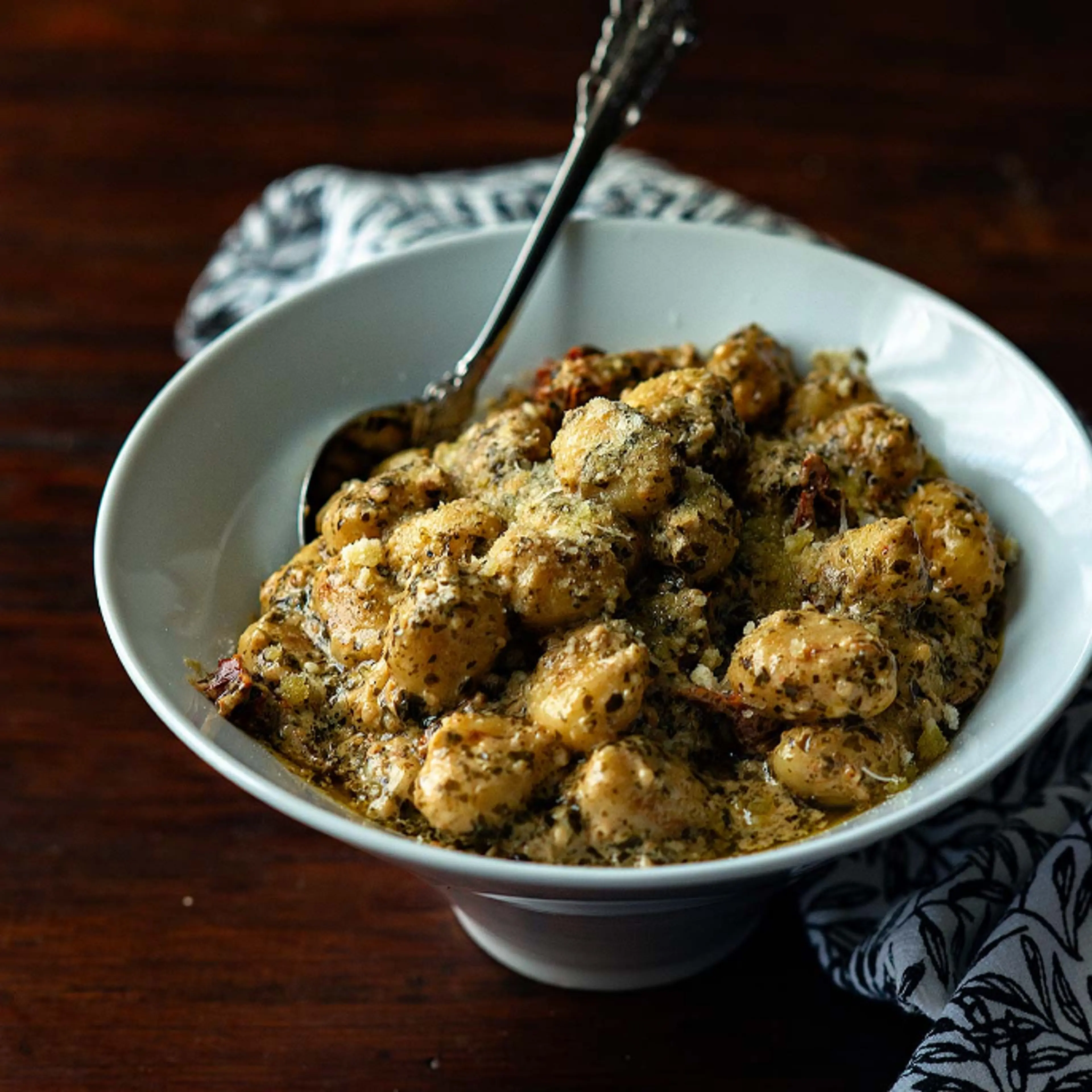 Gnocchi with Pesto Sauce