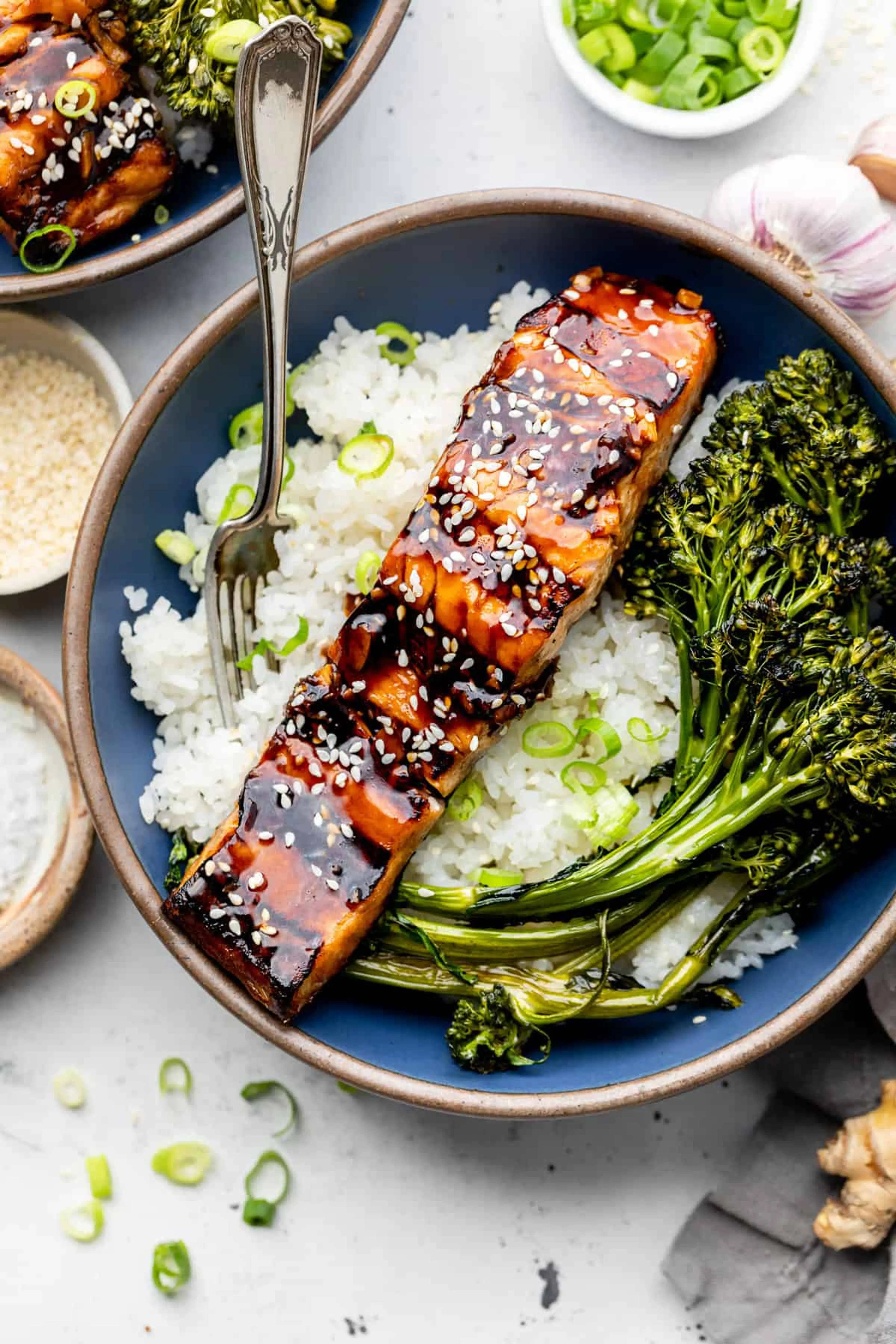 Grilled Teriyaki Salmon