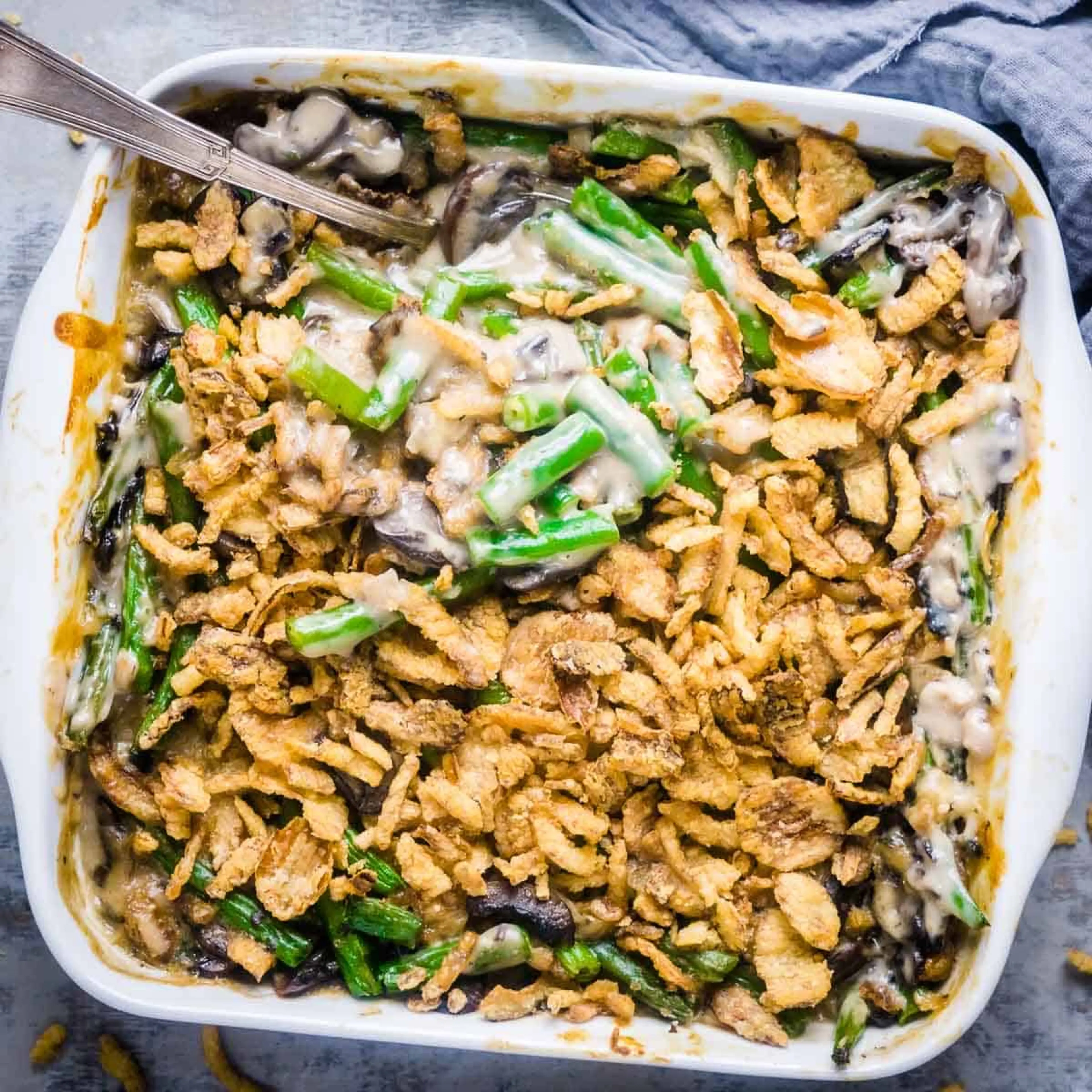 Fresh Green Bean Casserole