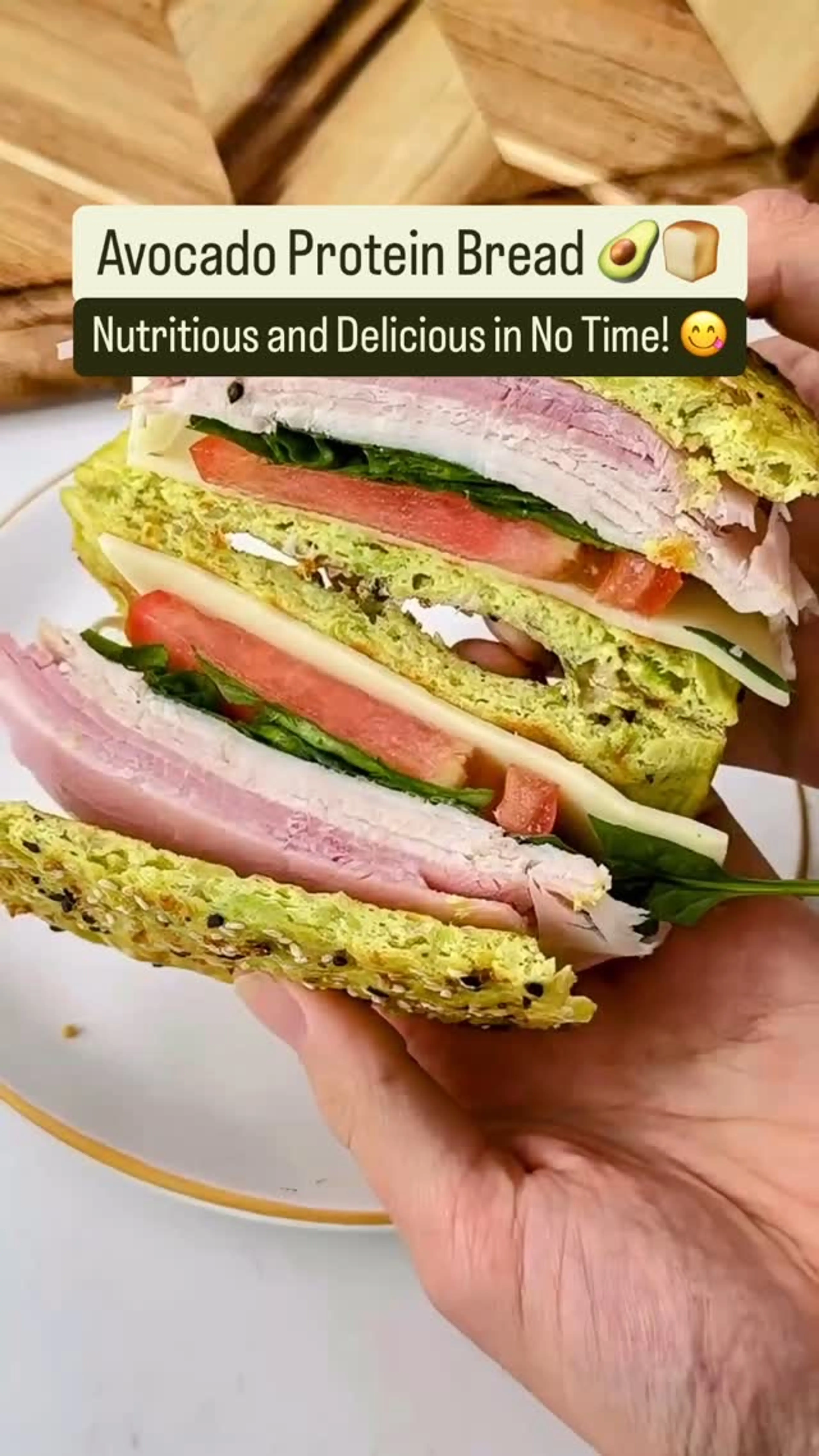 Avocado Protein Bread
