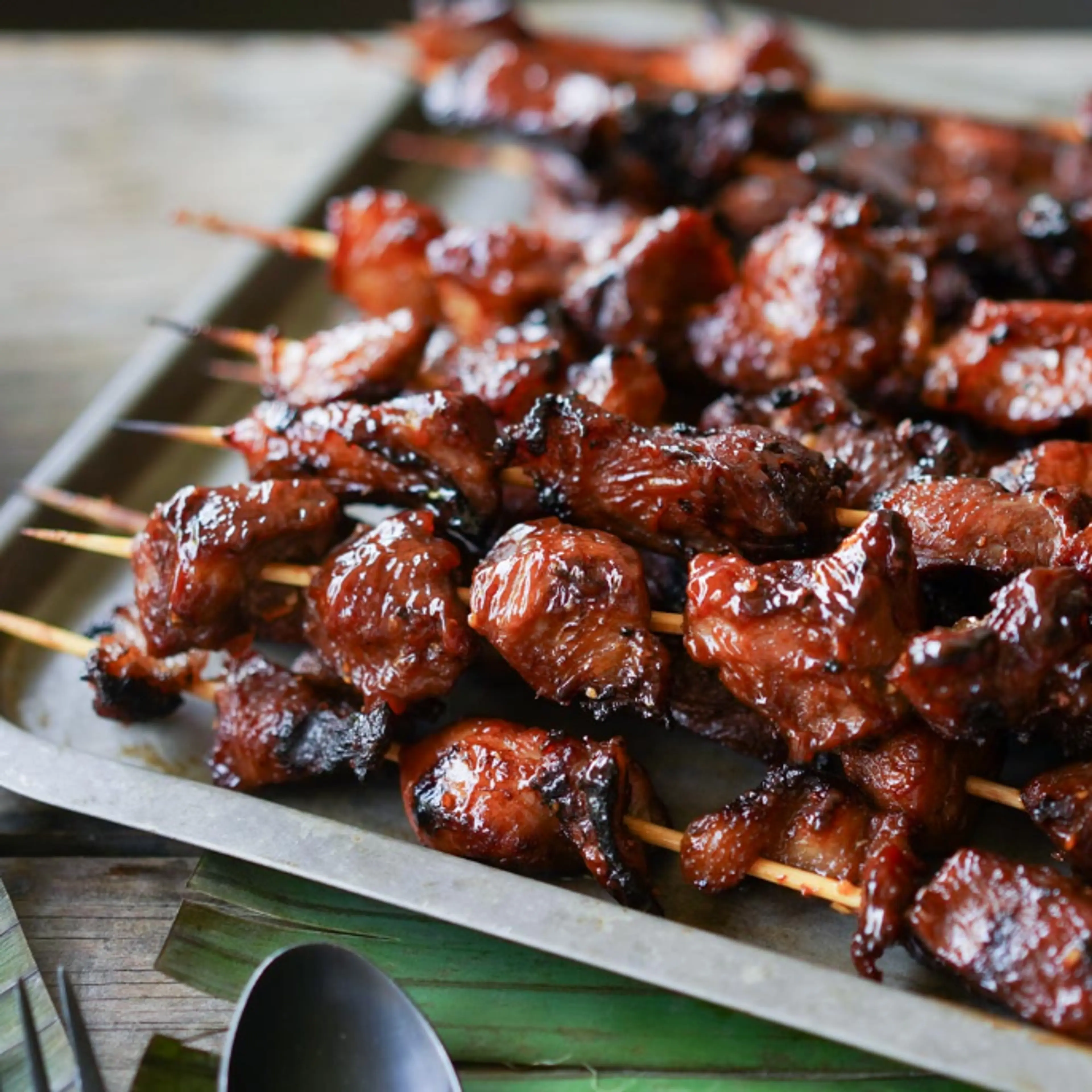 Filipino BBQ Pork Skewers