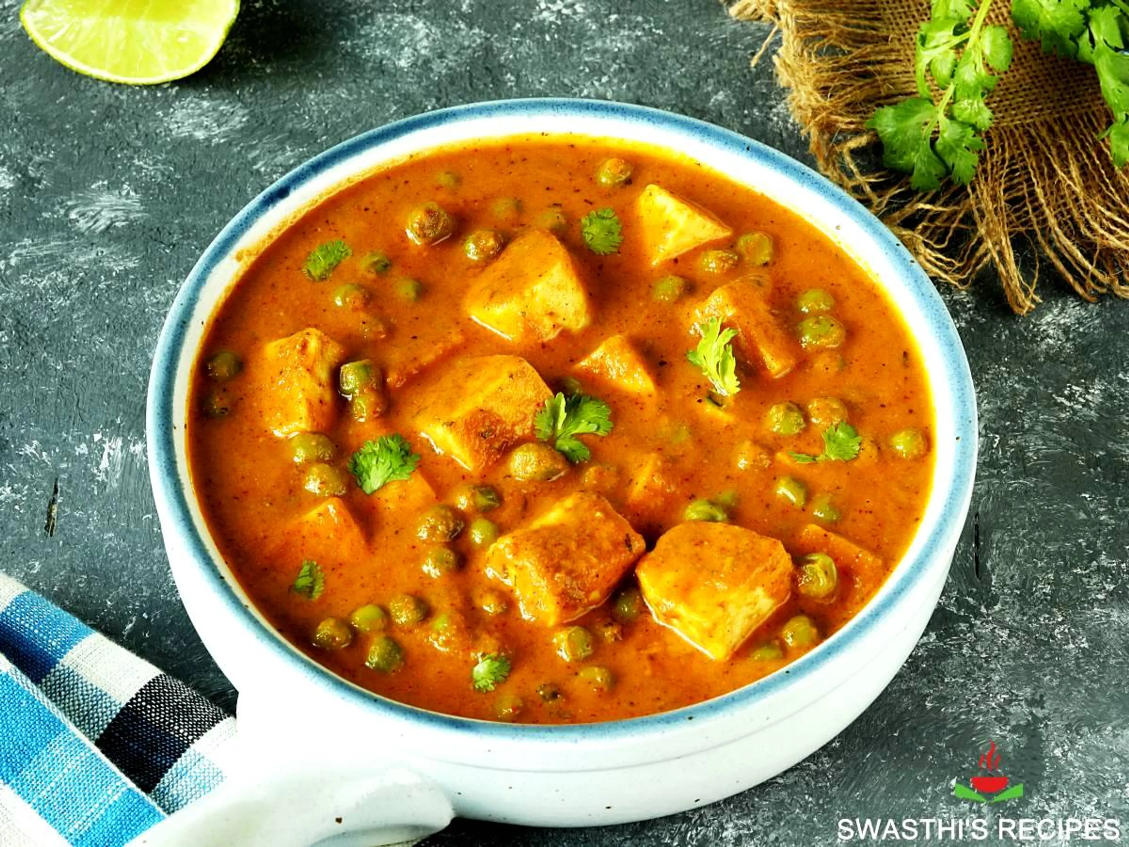 Matar Paneer Recipe, How to Make Mutter Paneer