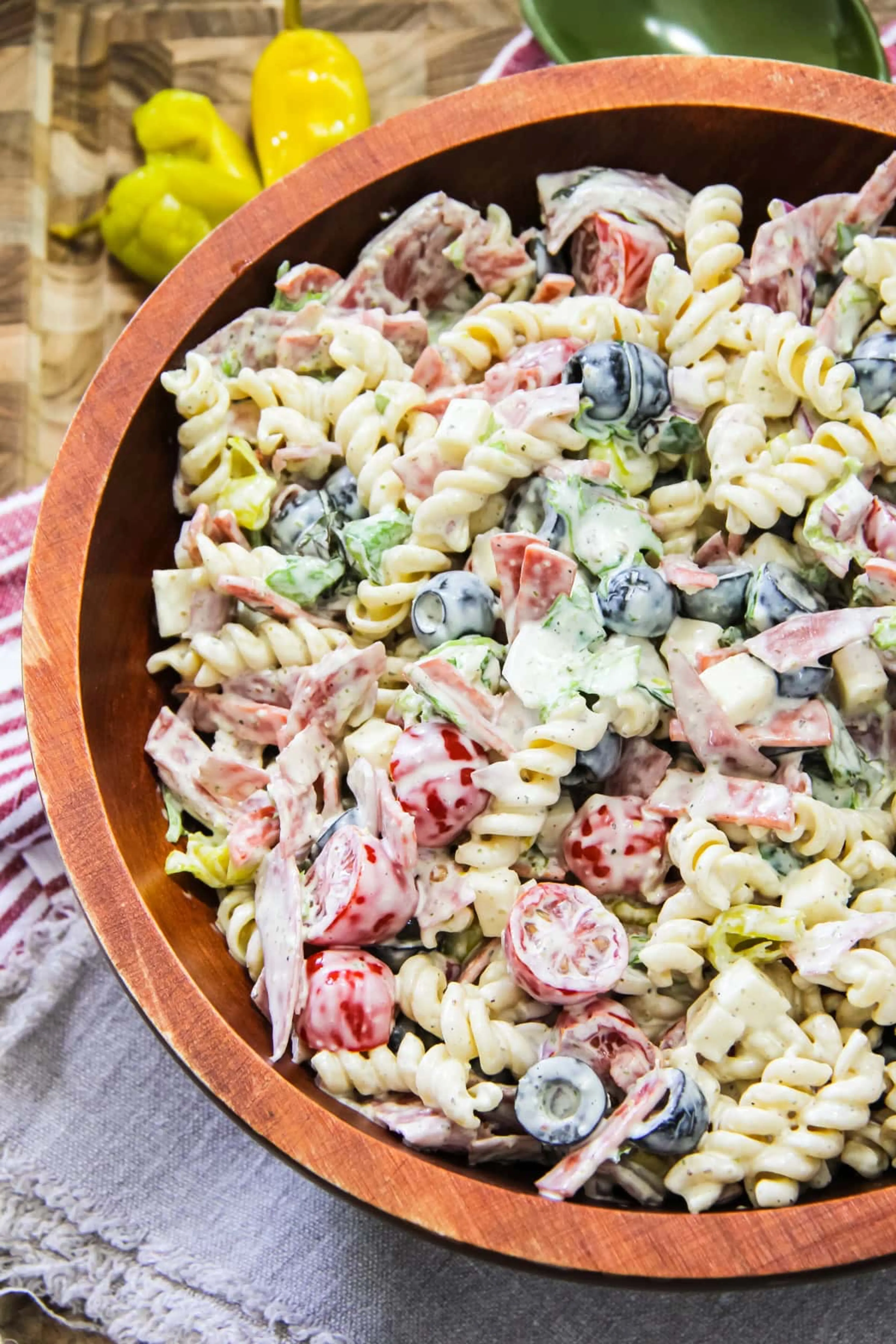 Easy Italian Chopped Pasta Salad Recipe
