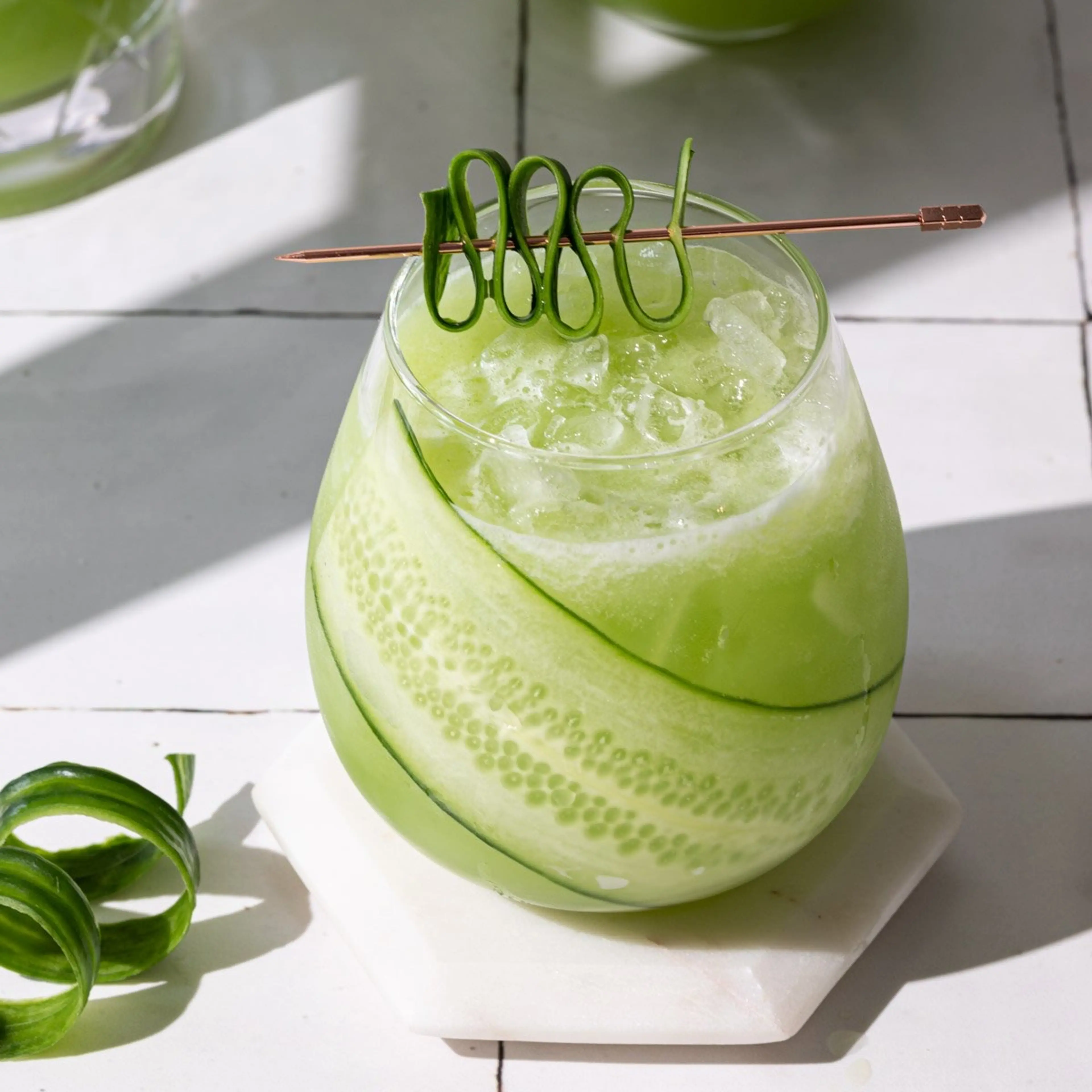 Cucumber Ginger Lime Mocktail