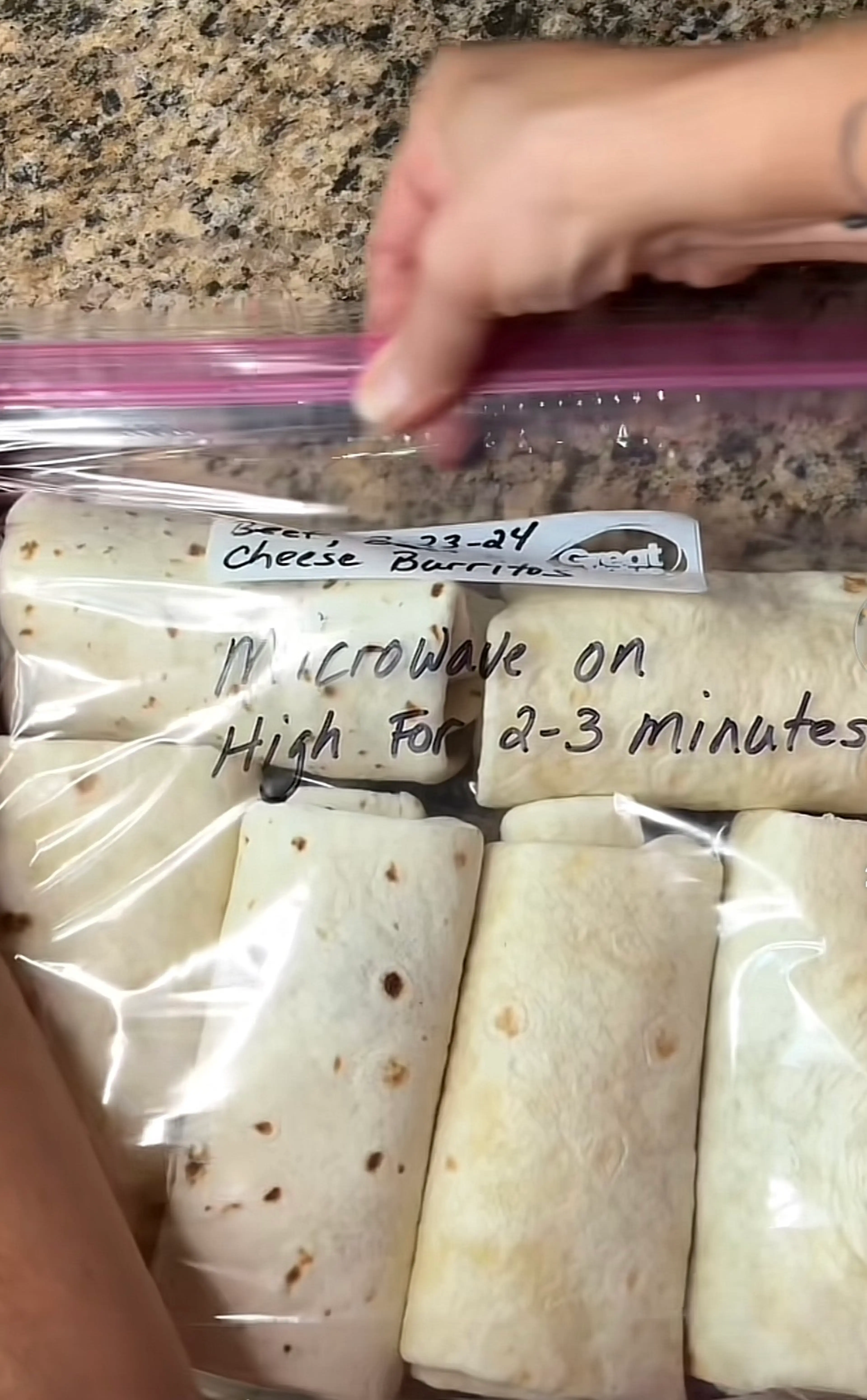 Homemade Freezer Burritos
