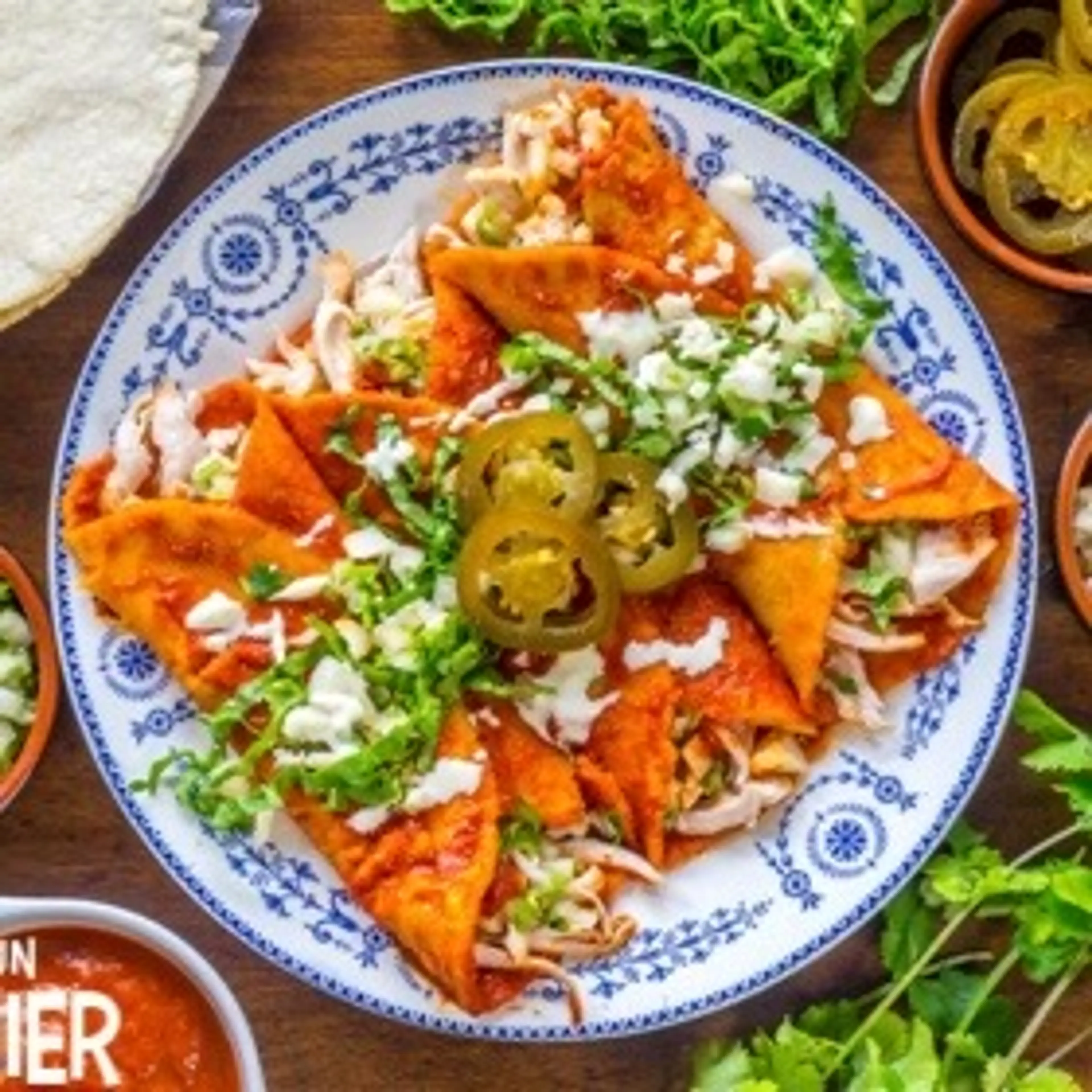 Recette D’enchiladas Au Poulet (Enchiladas Rouges). Cuisine