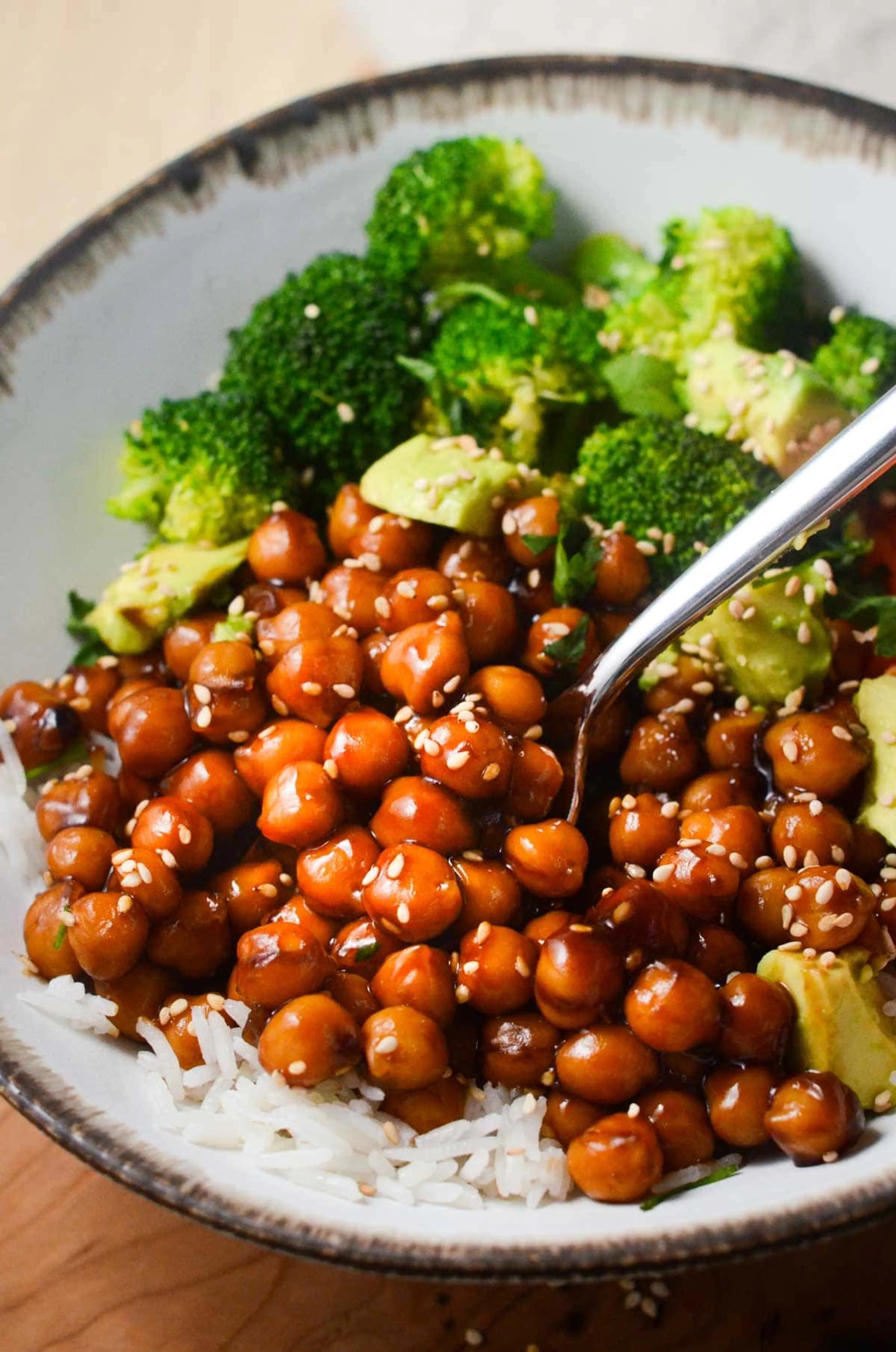 Sticky Chickpeas