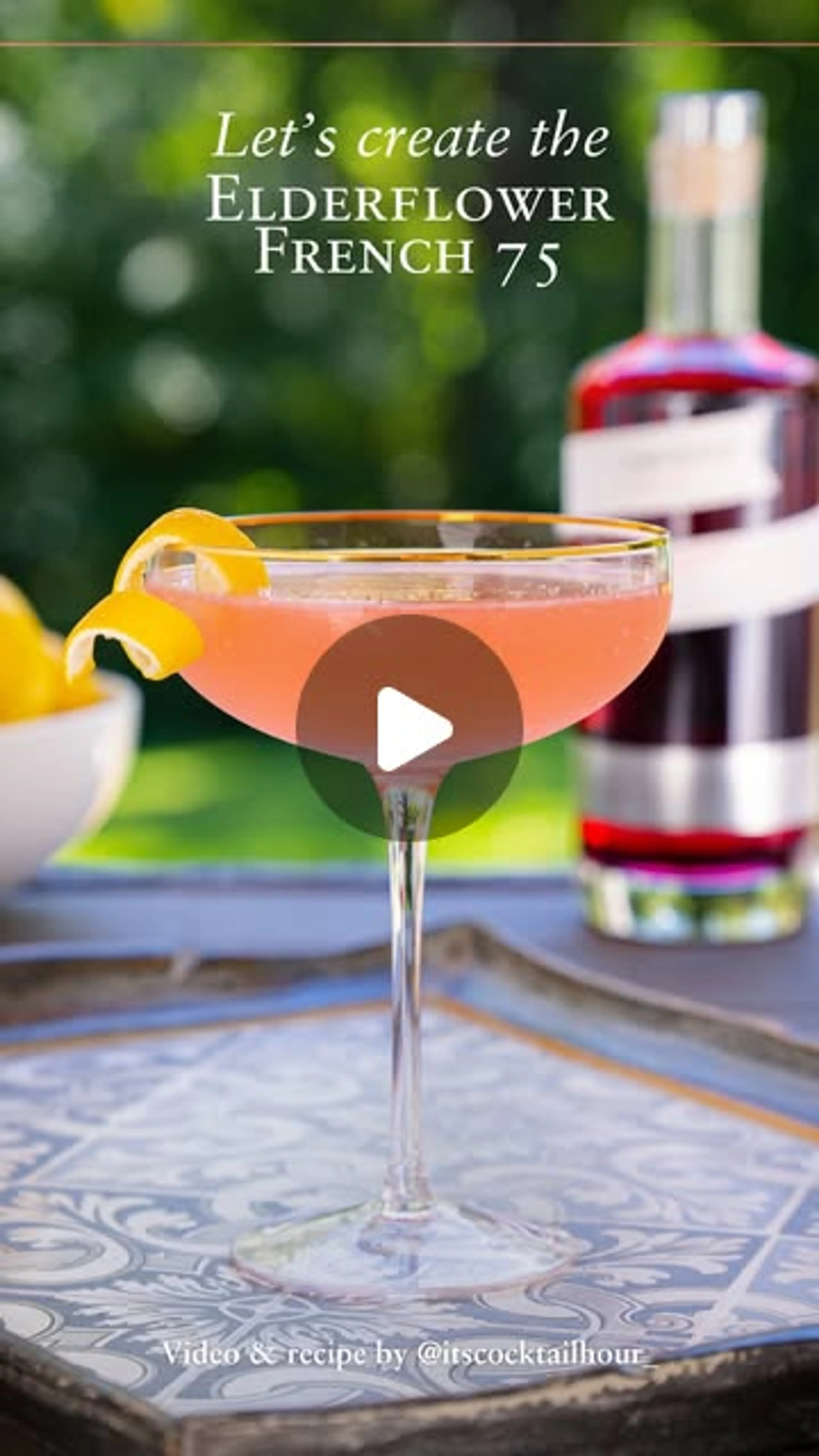 Elderflower French 75