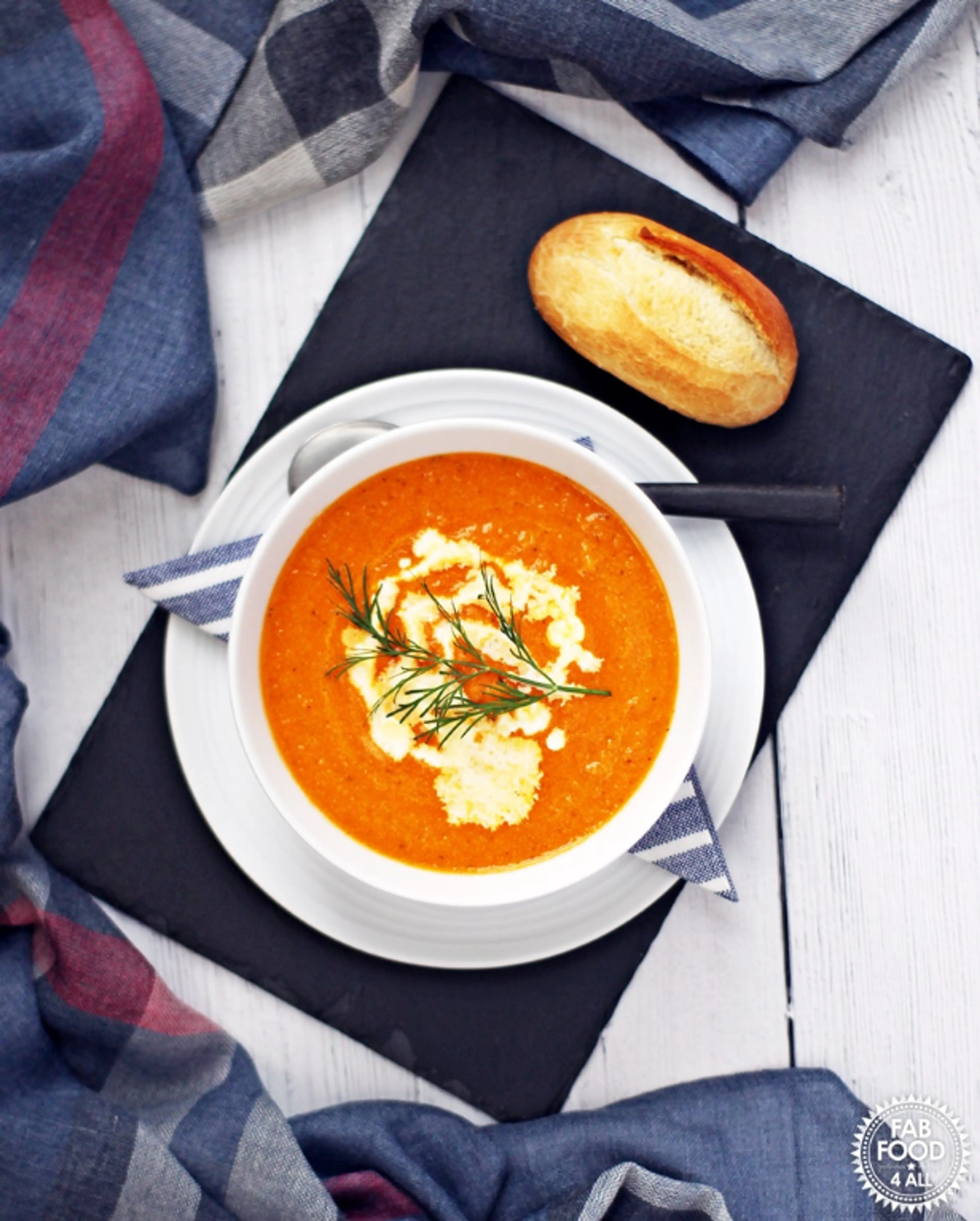 Tomato, Carrot and Dill Soup