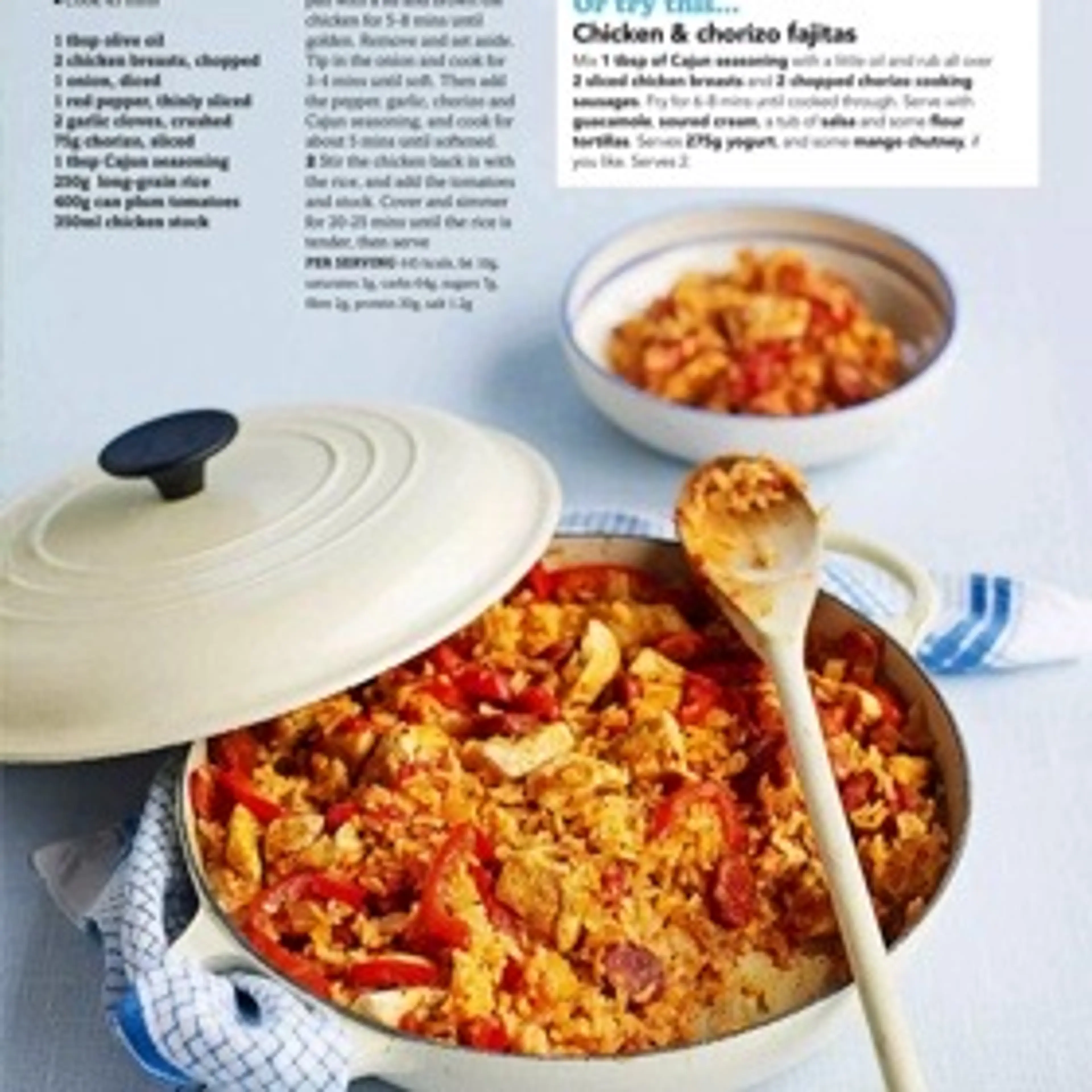 Chicken & chorizo jambalaya