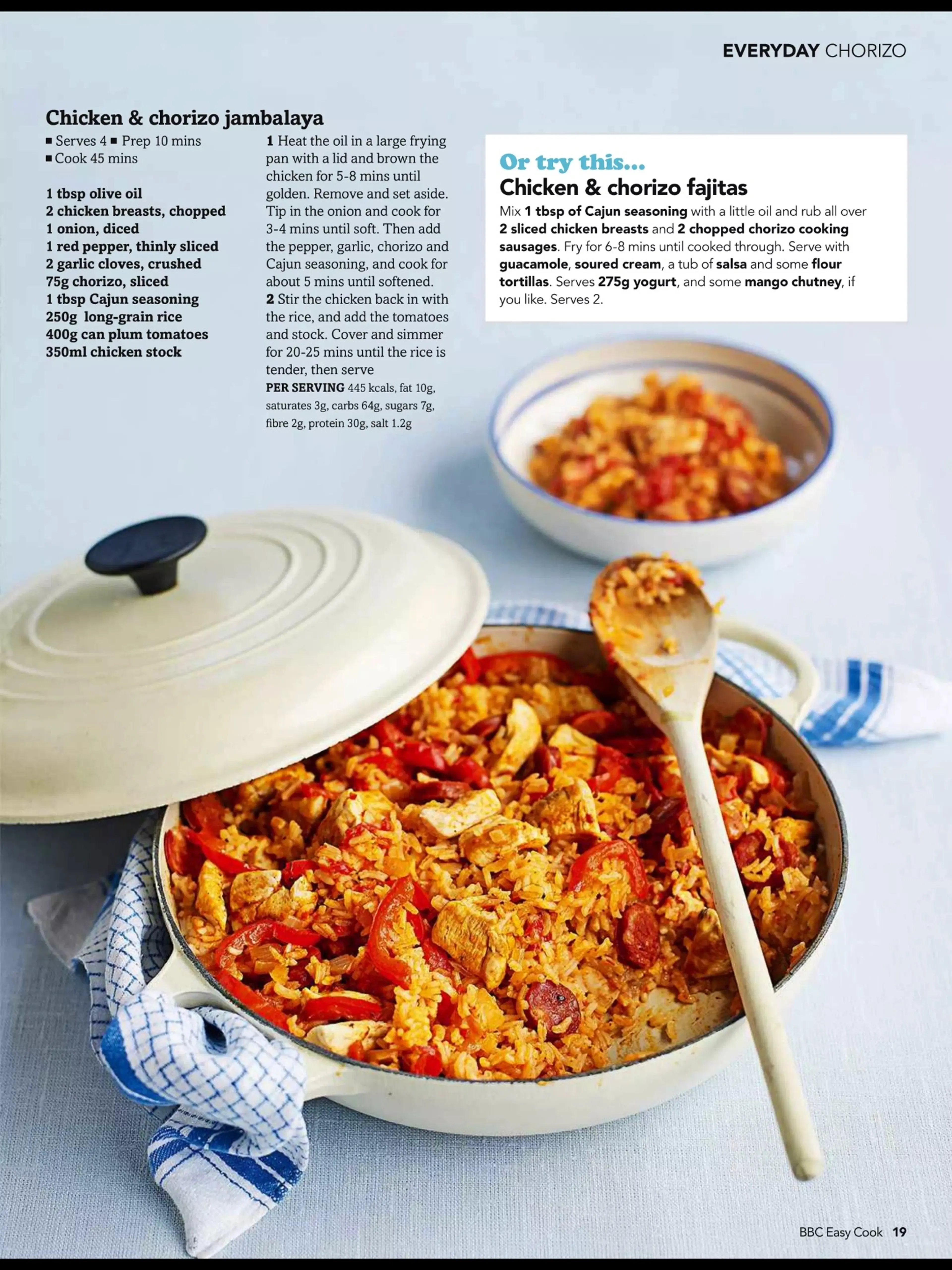 Chicken & chorizo jambalaya