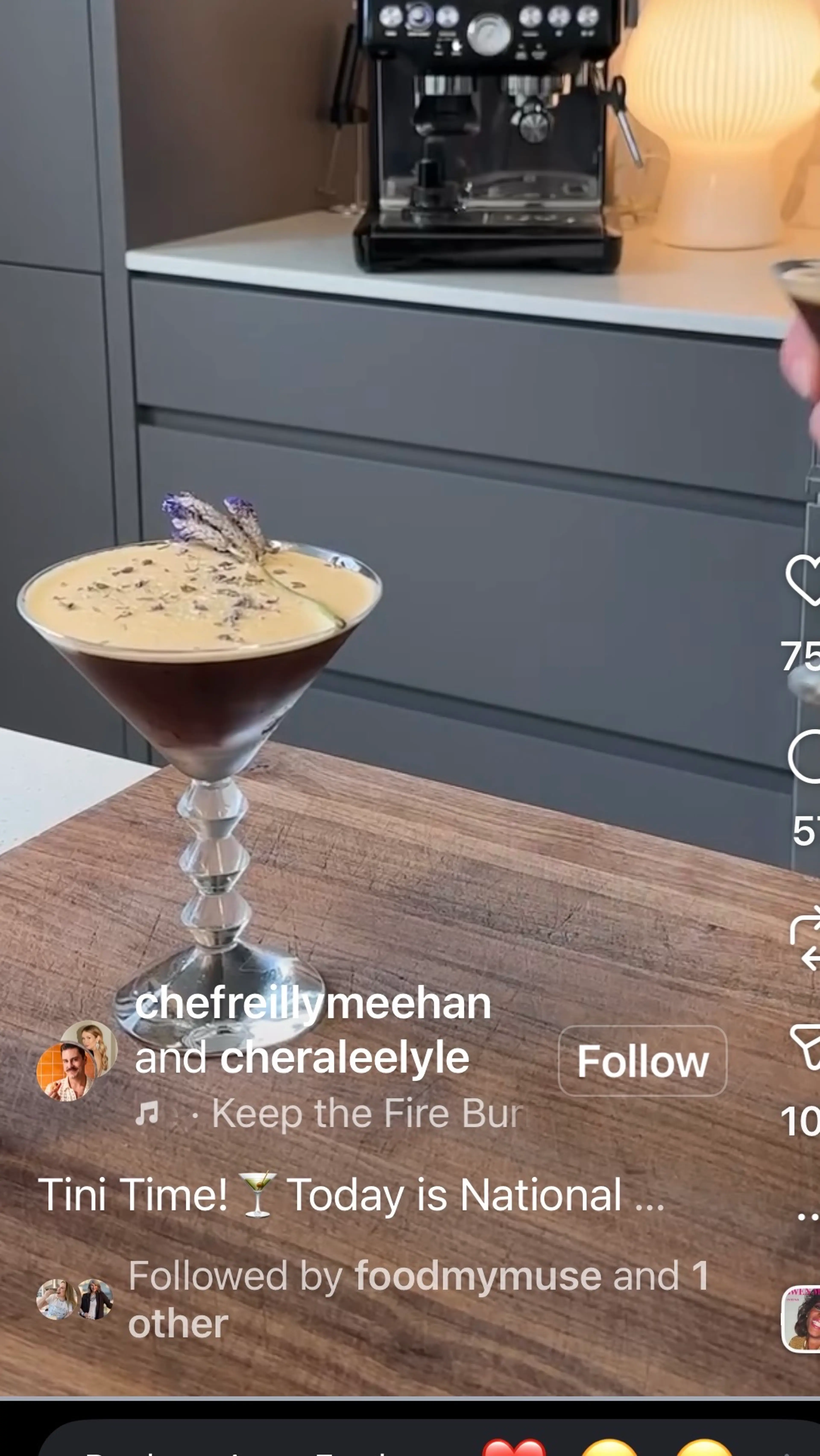 Lavender Espresso Tini!