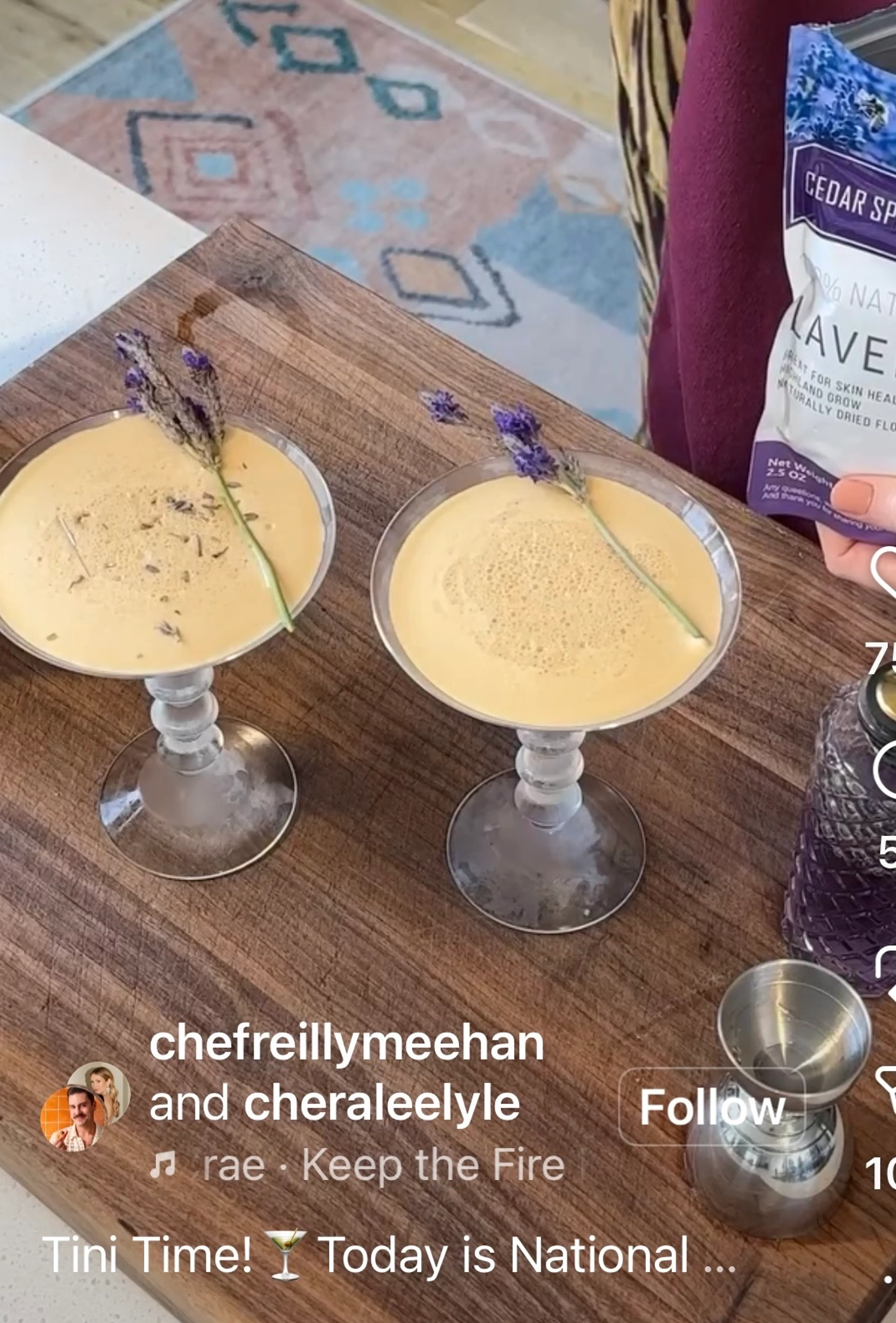 Lavender Espresso Tini!