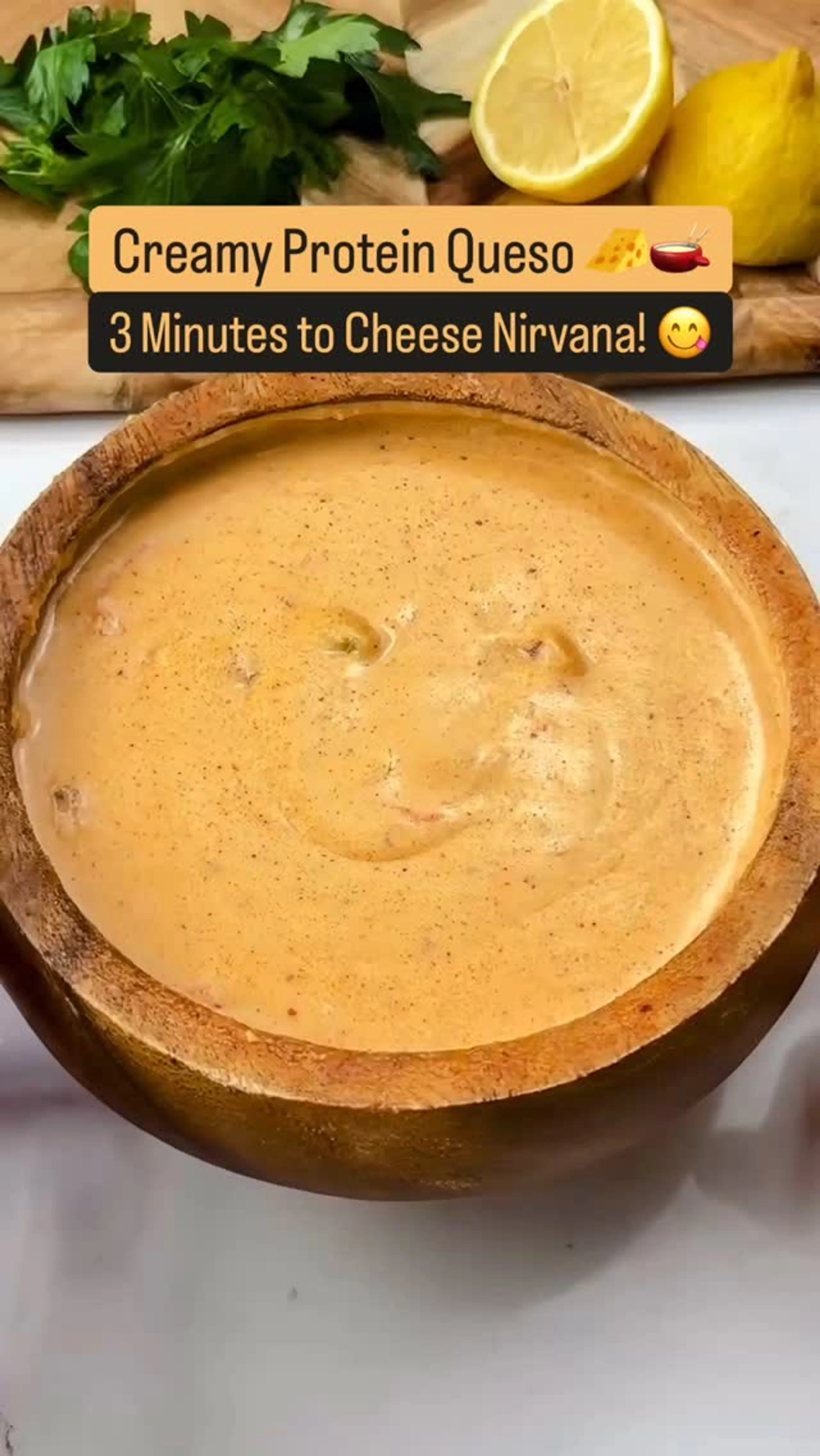 Creamy Protein Queso