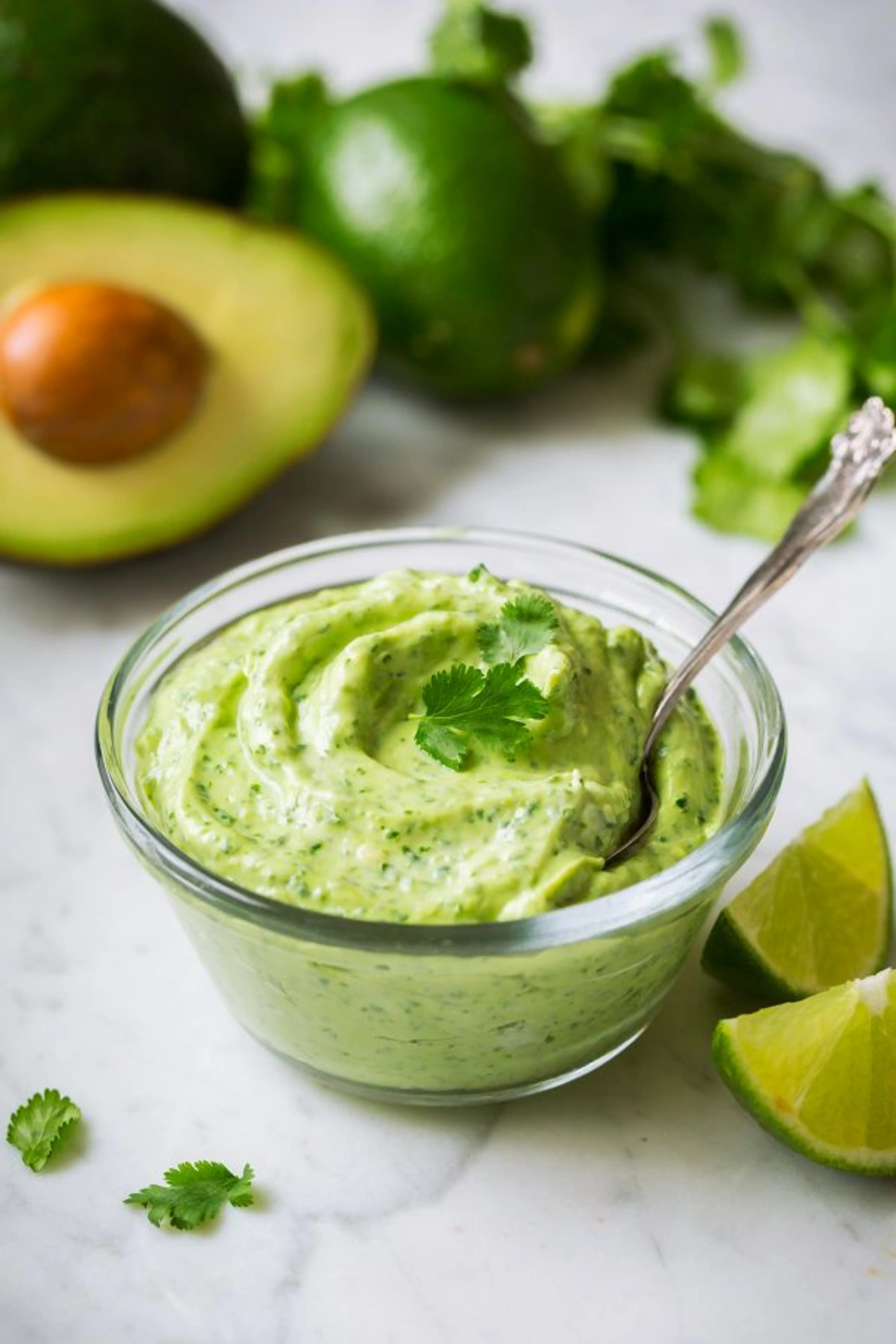 Avocado Cilantro Lime Crema