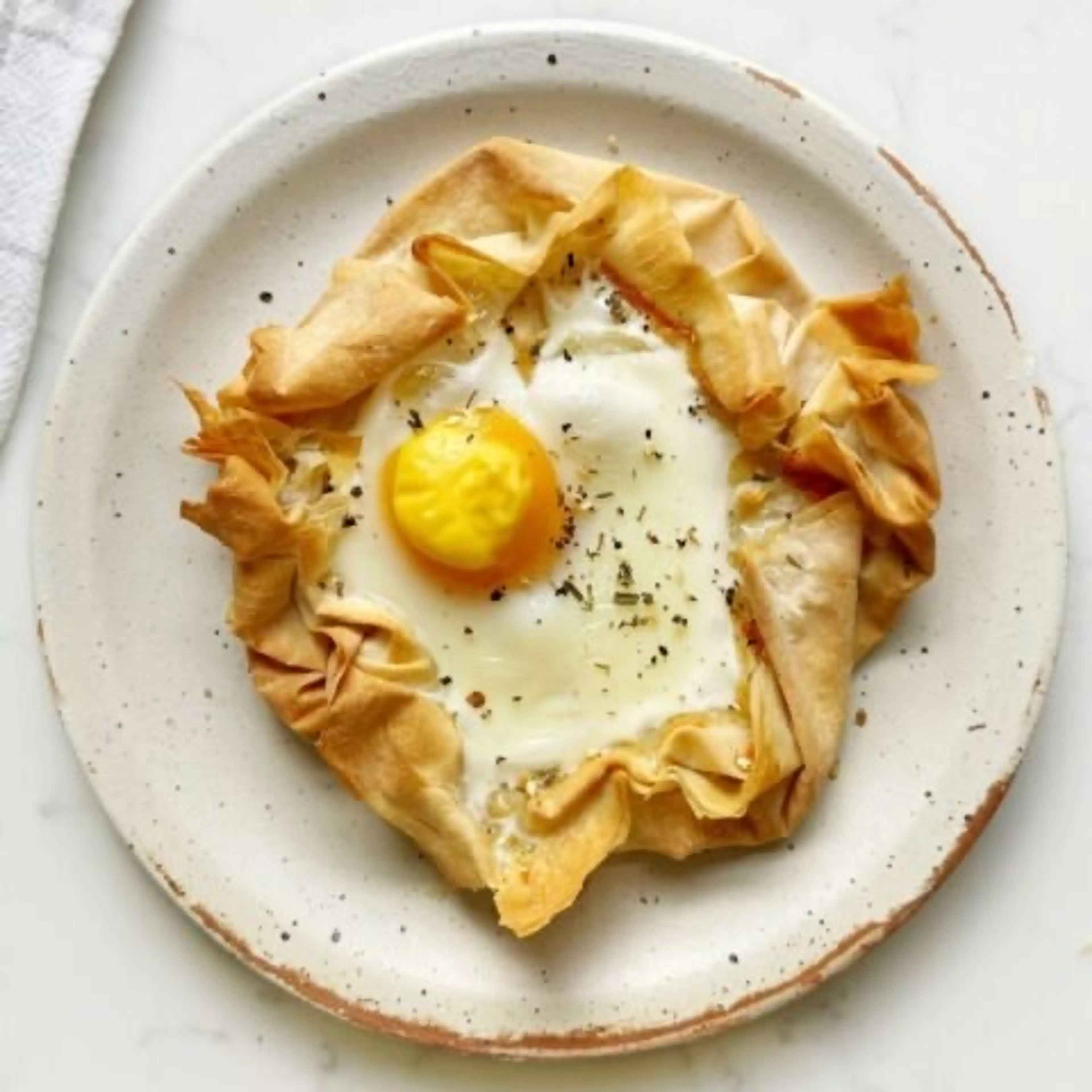 Egg Phyllo Pastry - Cheesy