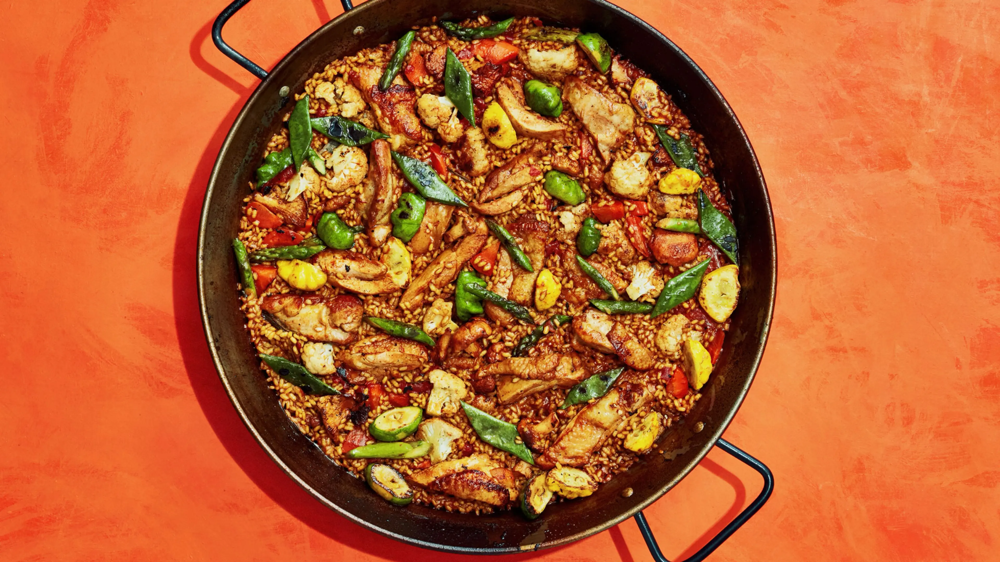 Paella de Pollo con Verduras