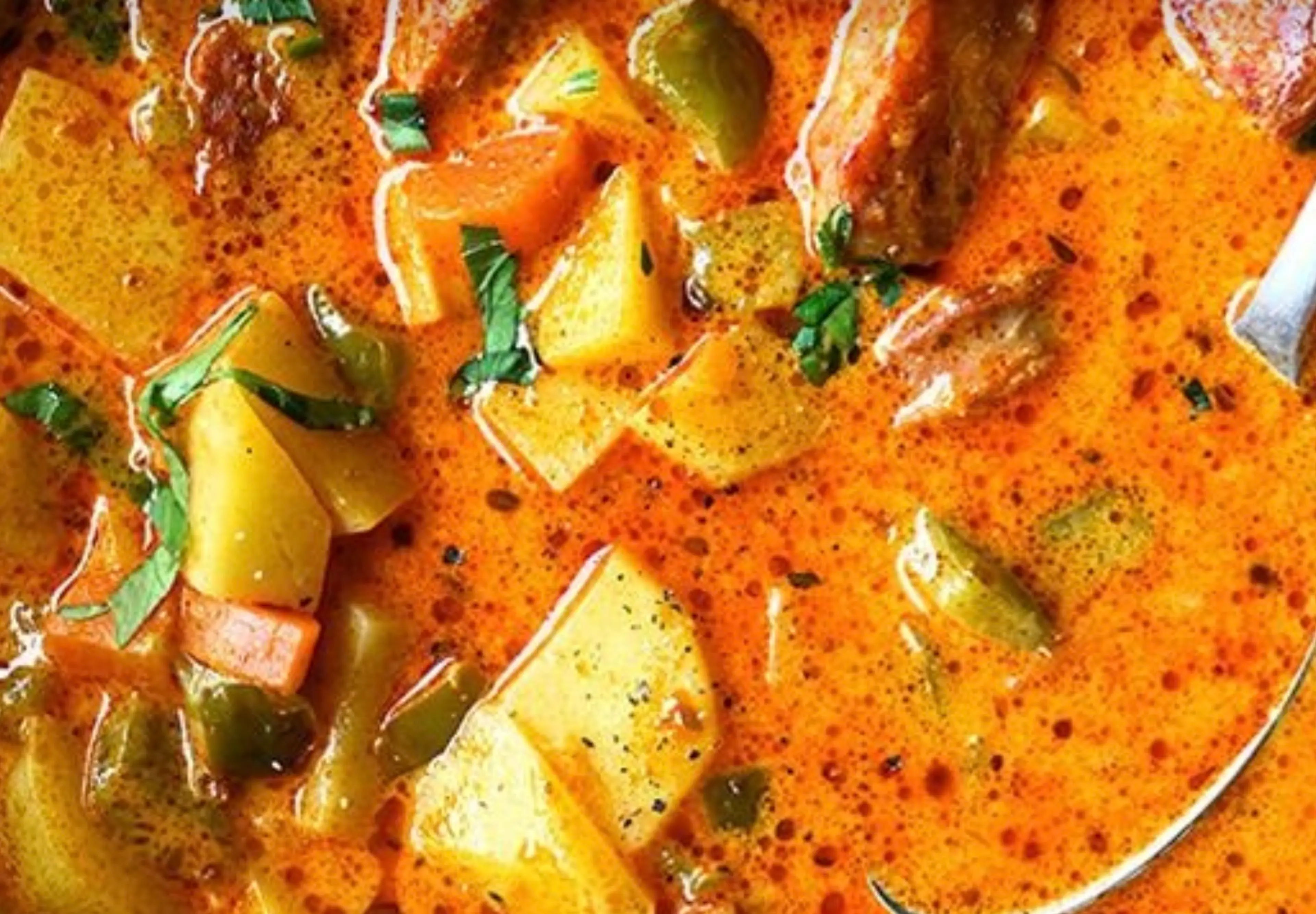 Spanish Potato and Chorizo Soup