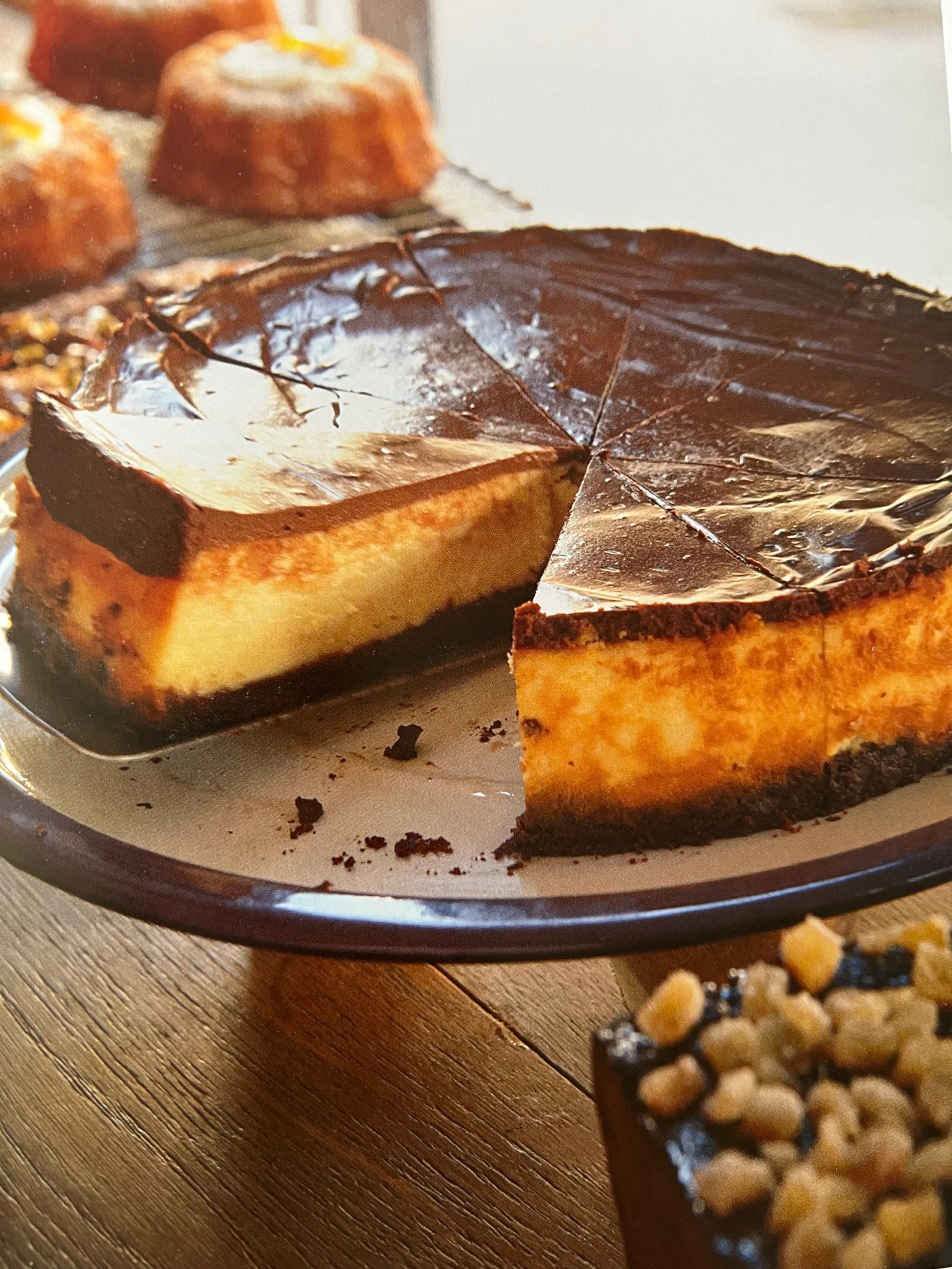 White & Dark Chocolate Cheesecake